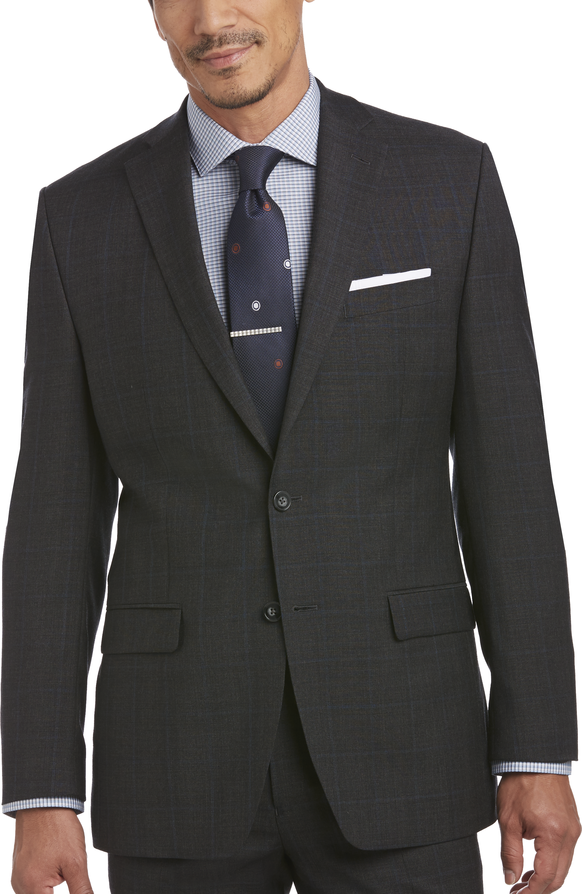 Calvin Klein Charcoal Slim Fit Suit - Men's Sale | Men's Wearhouse