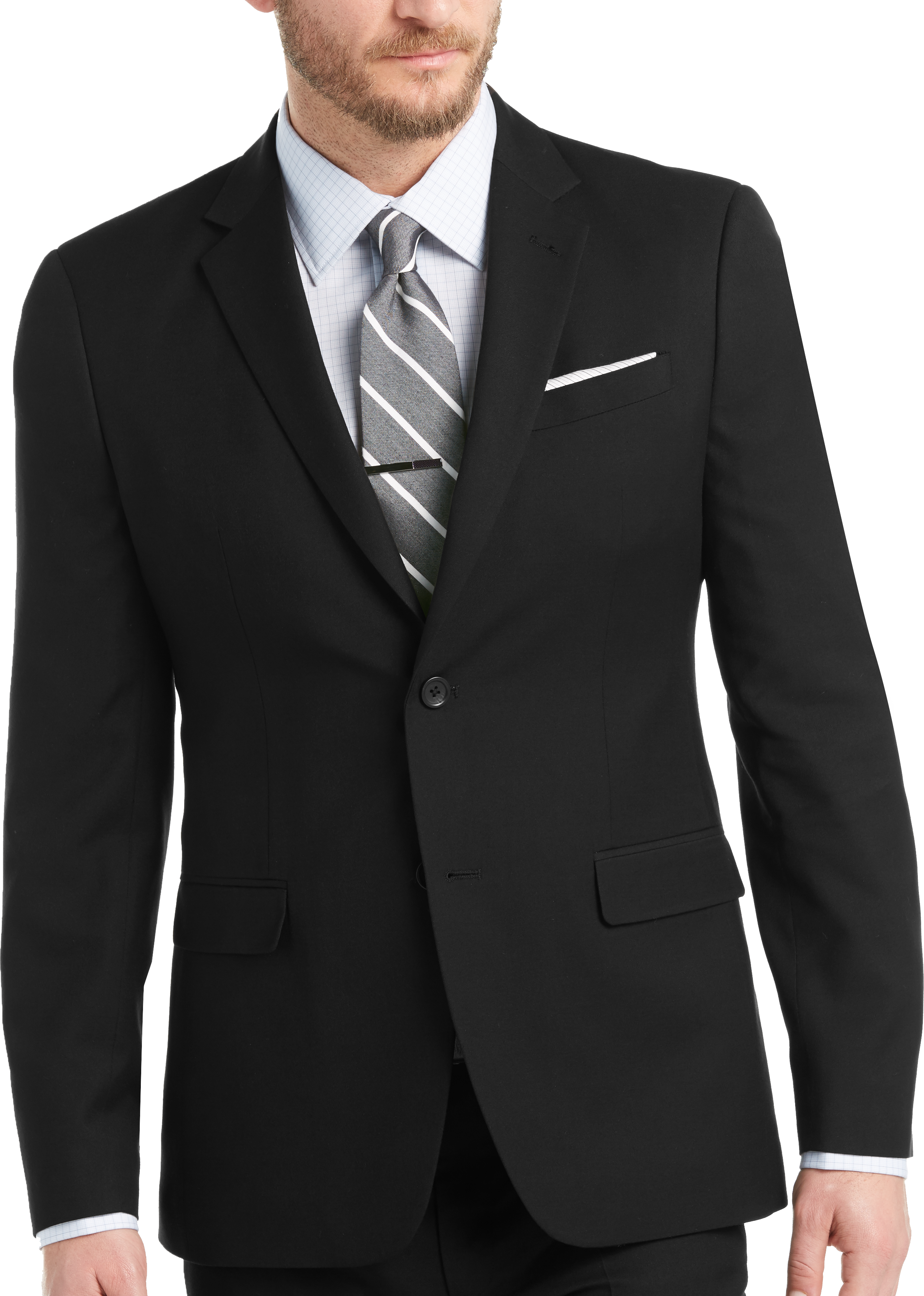 Egara Skinny Fit Suit, Black - Men's Clothing | Men's Wearhouse