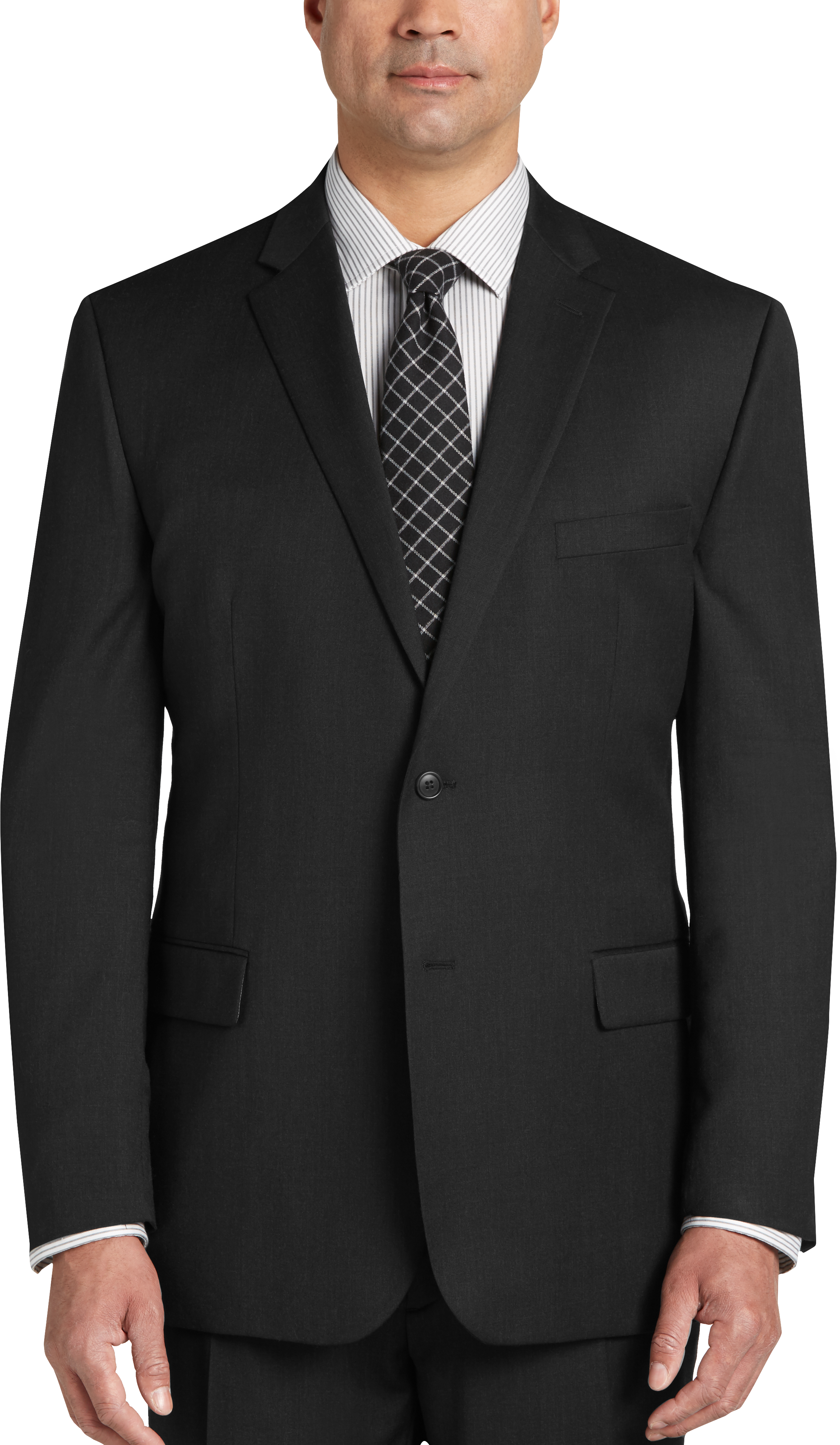 Pronto Uomo Charcoal Modern Fit Suit - Men's Suits | Men's Wearhouse