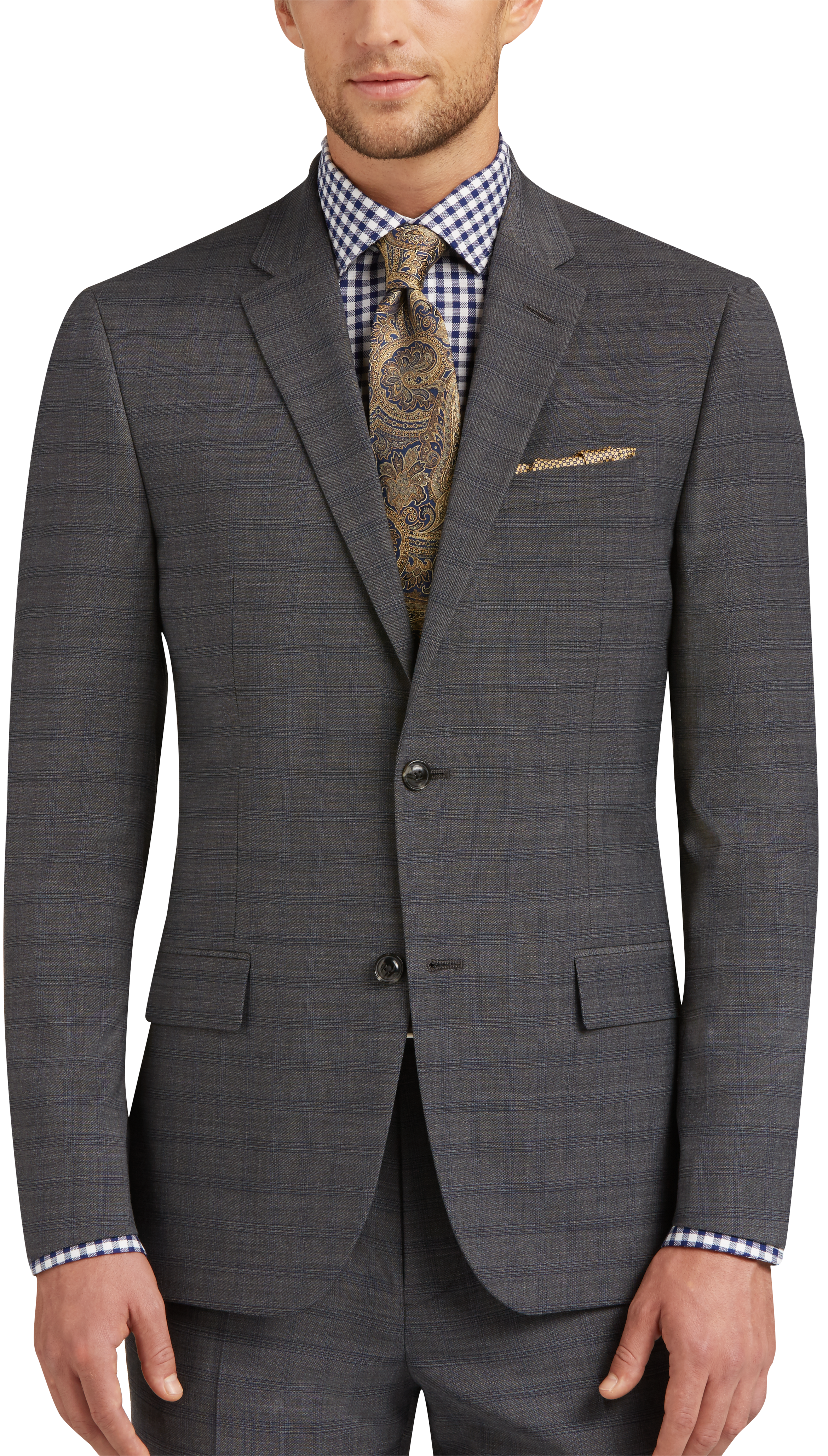 Ben Sherman Plectrum Gray Extreme Slim Fit Suit - Men's Sale | Men's ...