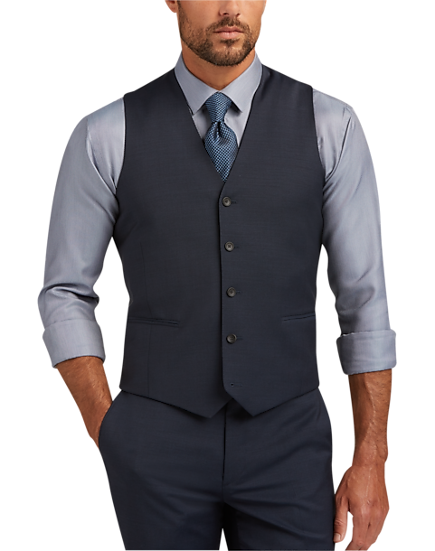 Awearness Kenneth Cole AWEAR-TECH Slim Fit Suit Separates Vest, Black - Men's  Suits | Men's Wearhouse