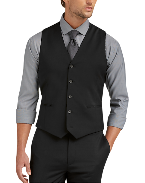 Awearness Kenneth Cole AWEAR-TECH Slim Fit Suit Separates Vest, Black -  Men's Suits | Men's Wearhouse