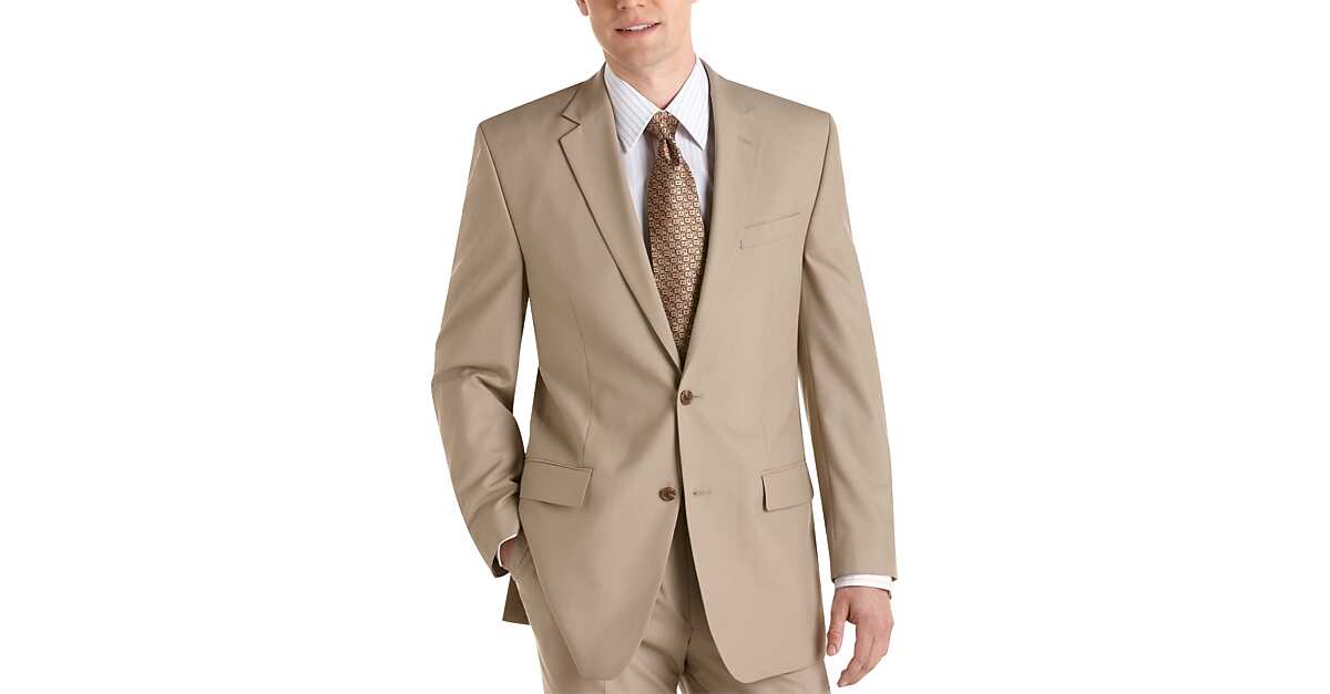 Michael Kors Tan Stripe Suit - Men's Sale | Men's Wearhouse