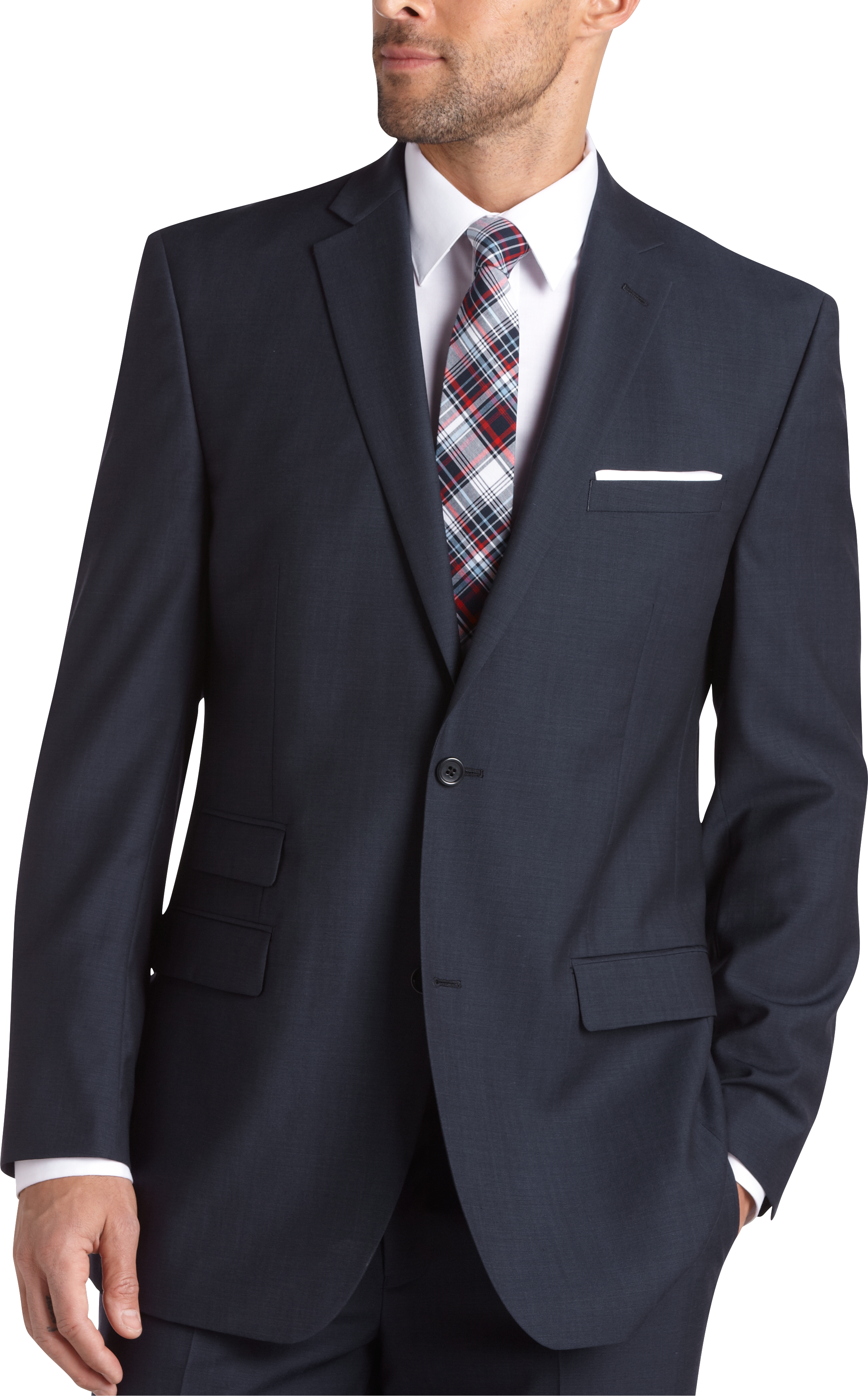 Joseph Abboud Navy Slim Fit Suit - Men's Suits | Men's Wearhouse