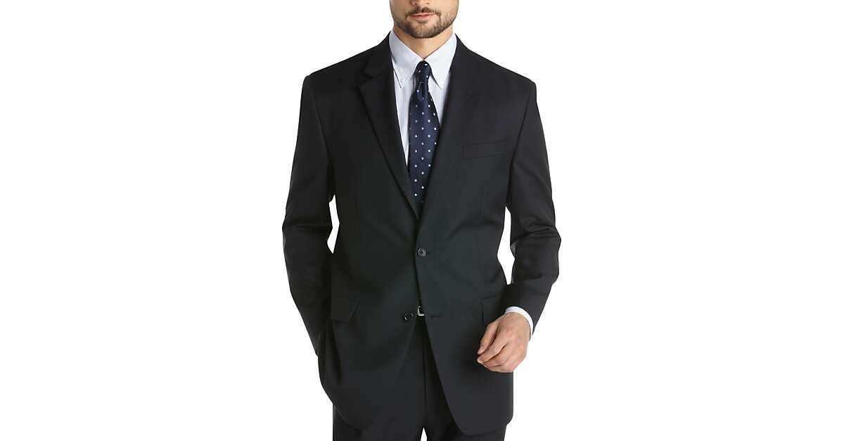 Bill Blass Navy Suit Men S Sale Men S Wearhouse