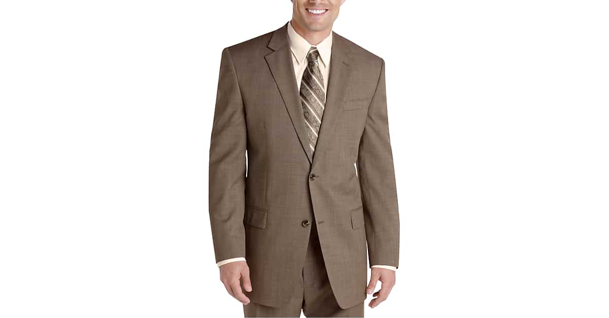 Bill Blass Taupe Tic Suit Men S Sale Men S Wearhouse
