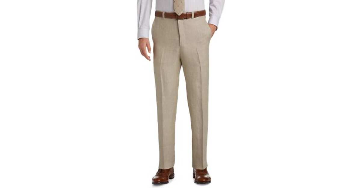 Joseph Abboud Collection Taupe Slim Fit Suit Separates Pants Men's