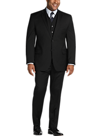 Awearness Kenneth Cole Modern Fit Suit, Black