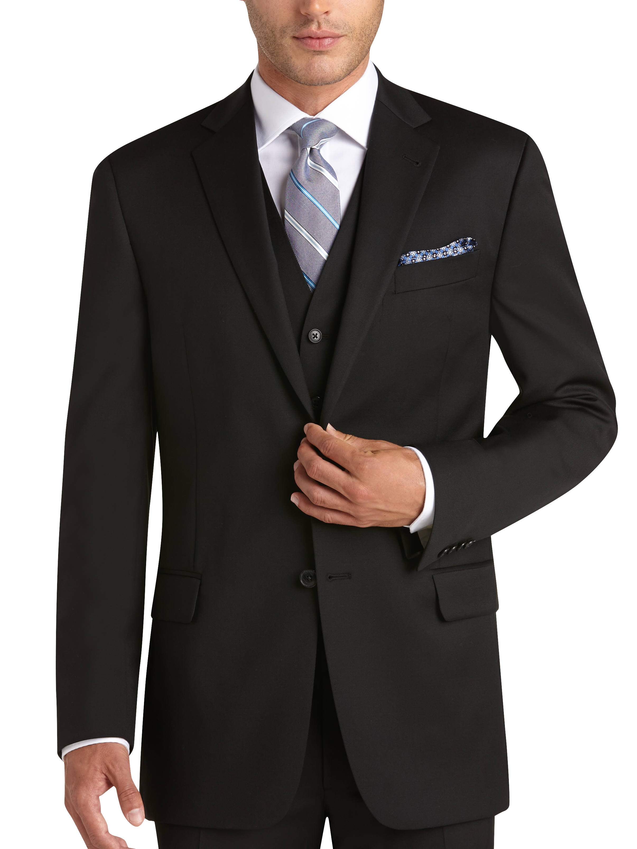 Black Modern Fit Suit