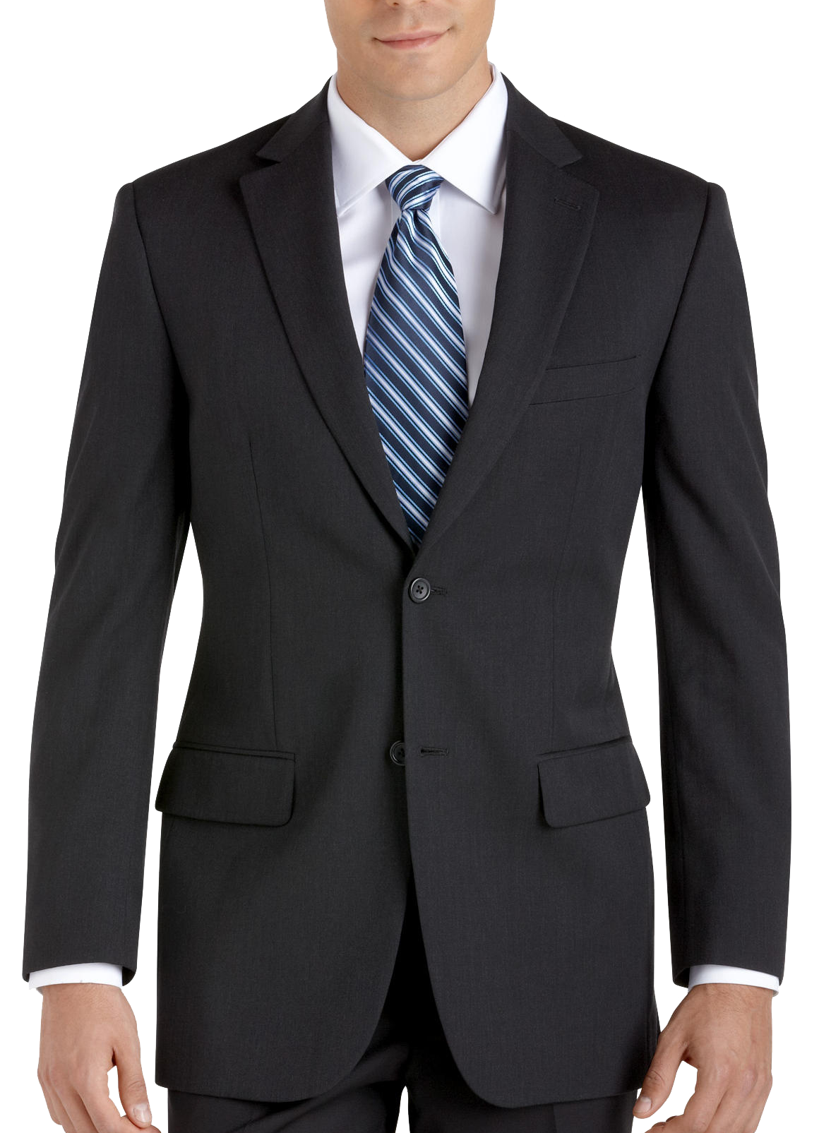Pronto Uomo Platinum Executive Suit Separates Coat, Black - Men's Suits ...