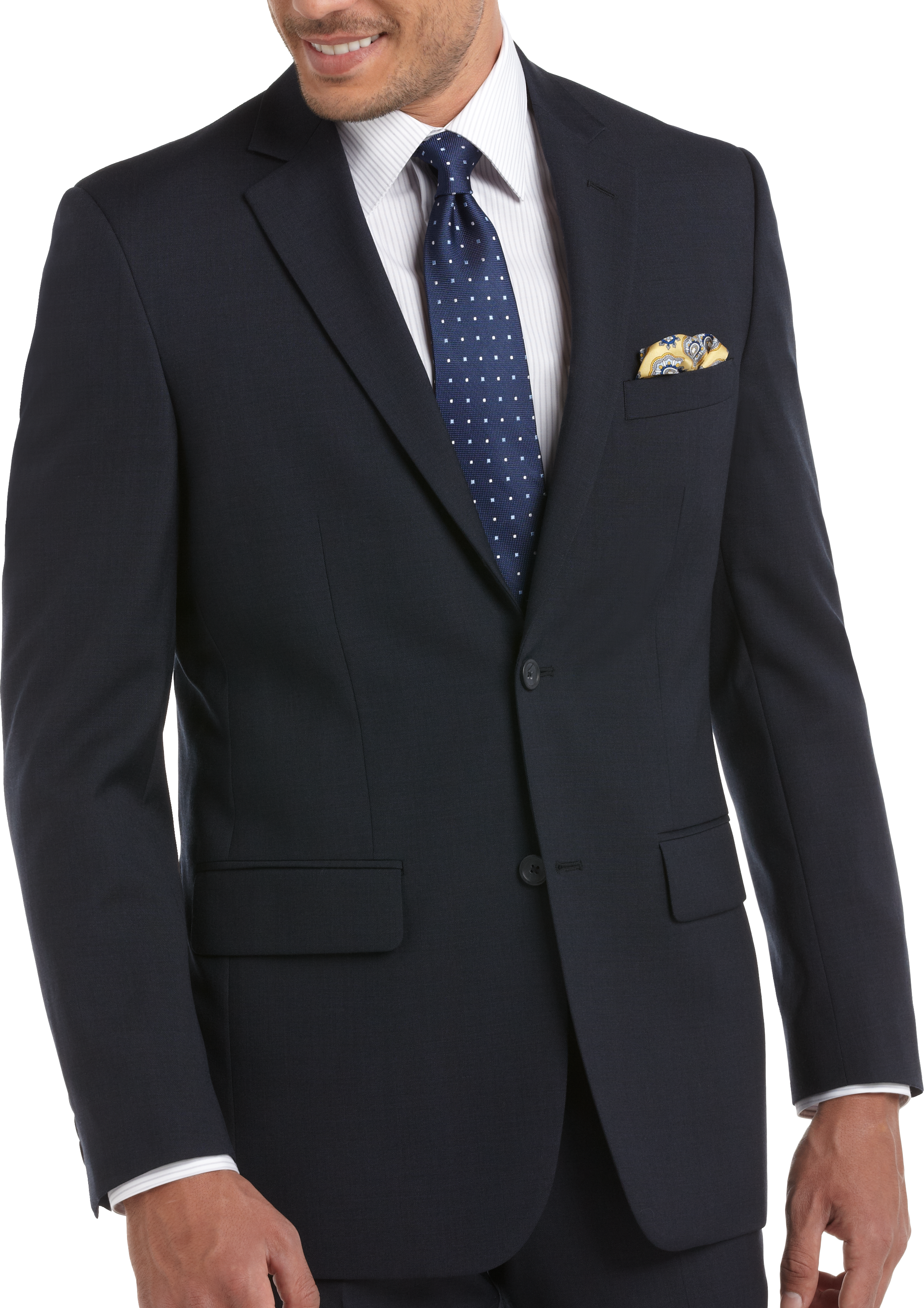 Pronto Uomo Executive Suit Separates Coat, Navy Sharkskin - Men's Suits | Men's  Wearhouse