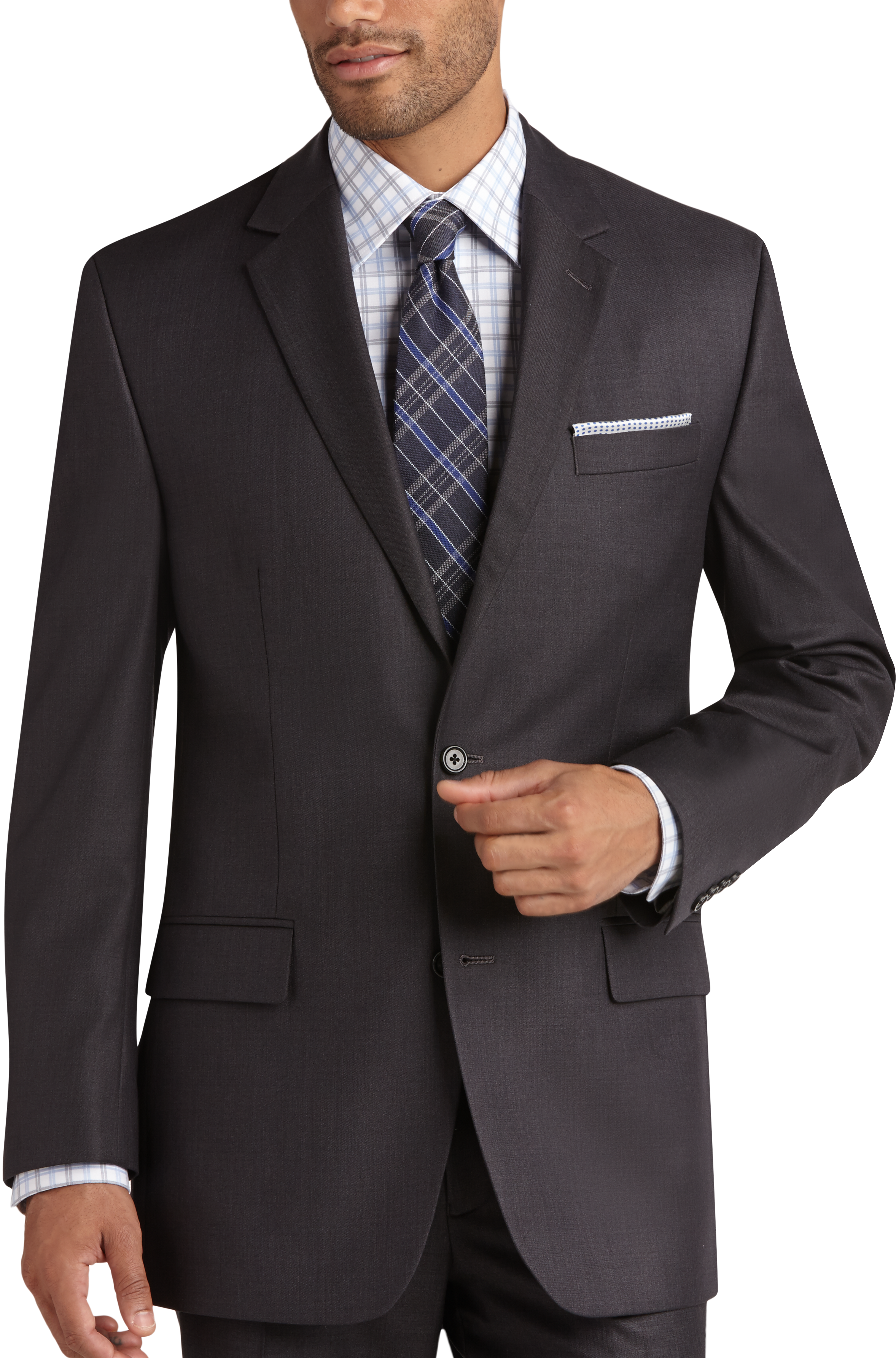 Michael Kors Charcoal Gray Slim Fit Suit - Men's Sale | Men's Wearhouse