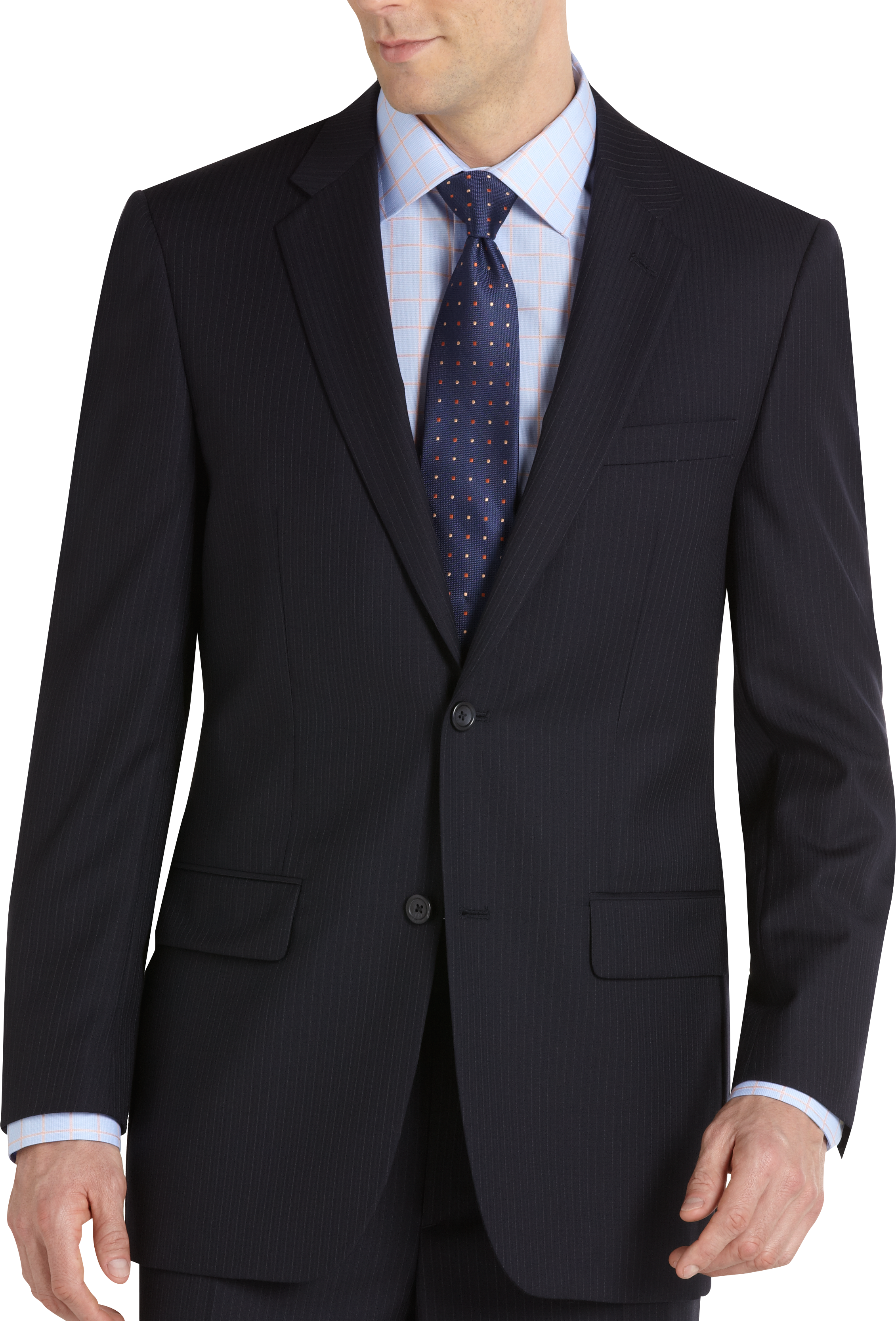 Joseph & Feiss Navy Multistripe Classic Fit Suit - Men's Sale | Men's ...