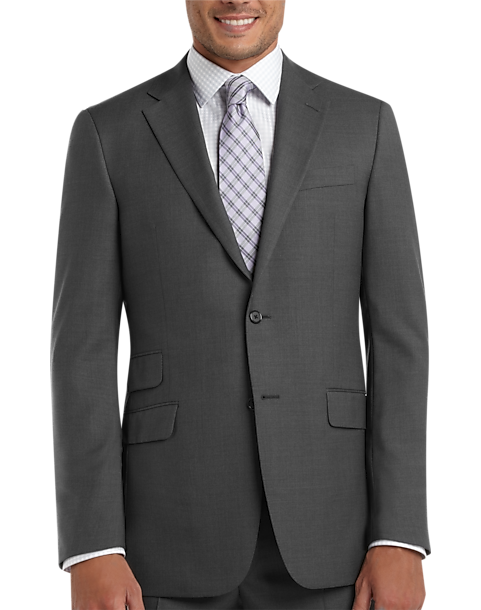 Hickey Freeman Charcoal Gray Classic Fit Suit - Men's Sale | Men's ...