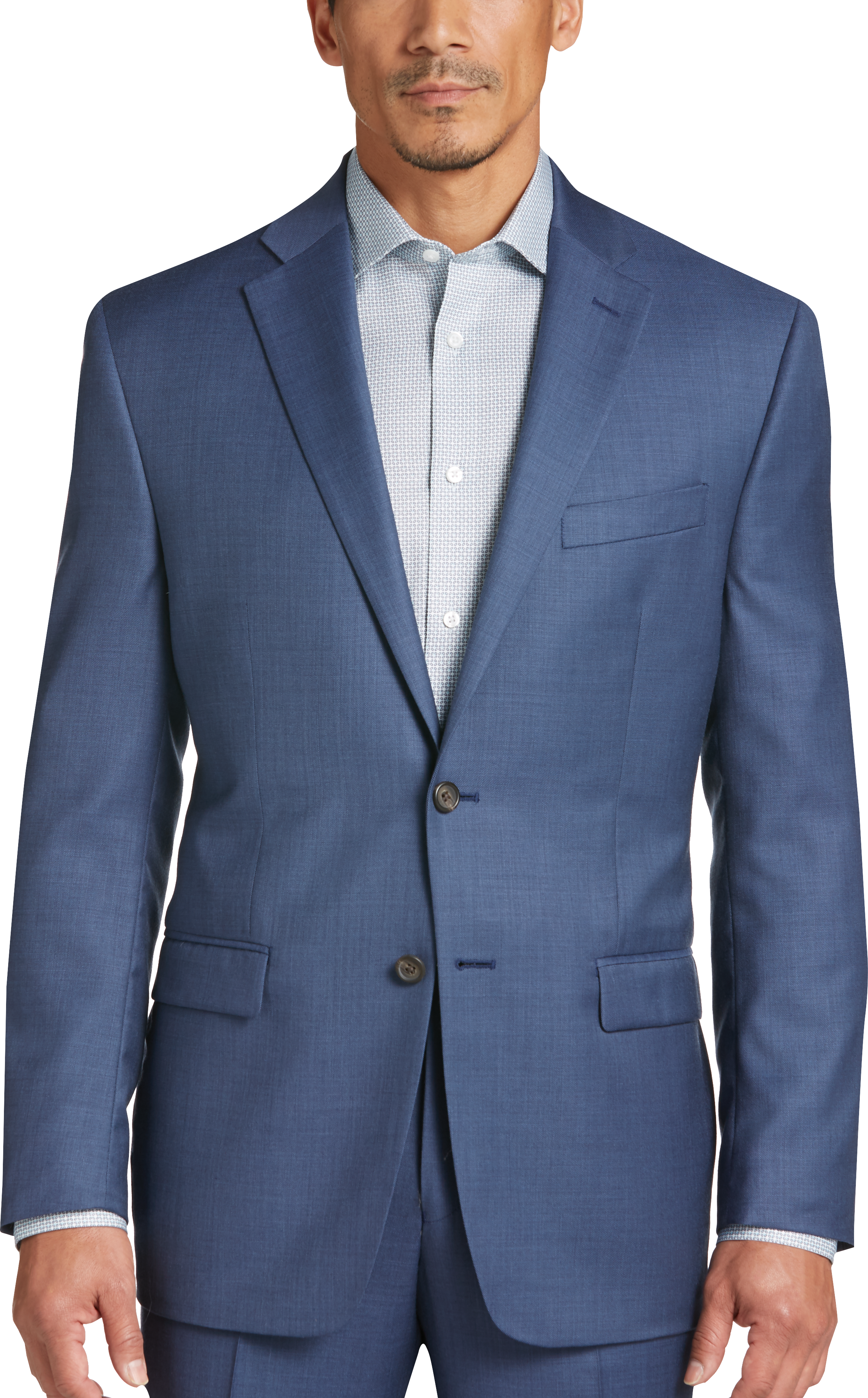 Lauren by Ralph Lauren Blue Classic Fit Suit - Men's Sale | Men's Wearhouse