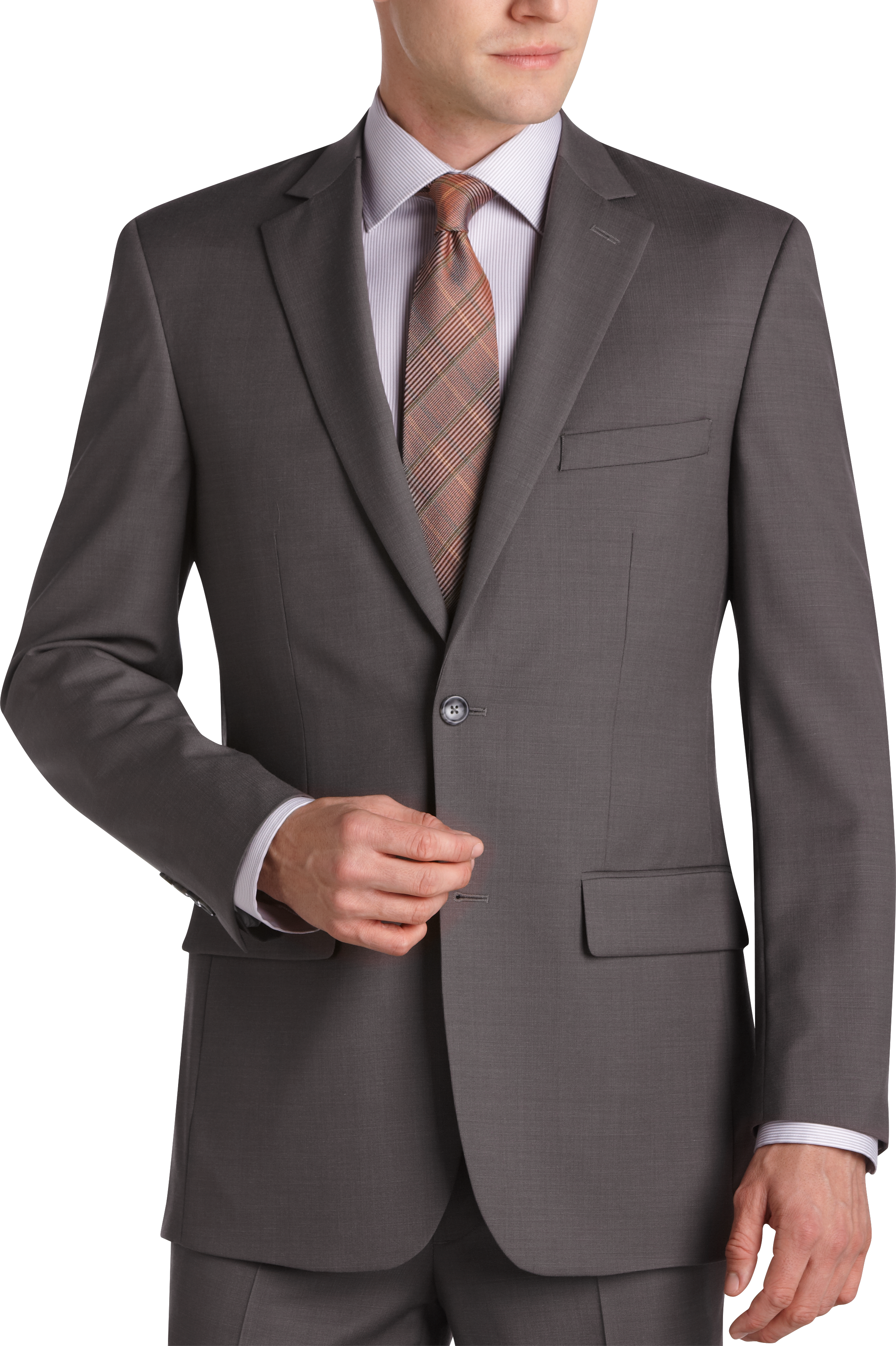 Pronto Uomo Taupe Tic Modern Fit Suit - Men's Suits | Men's Wearhouse