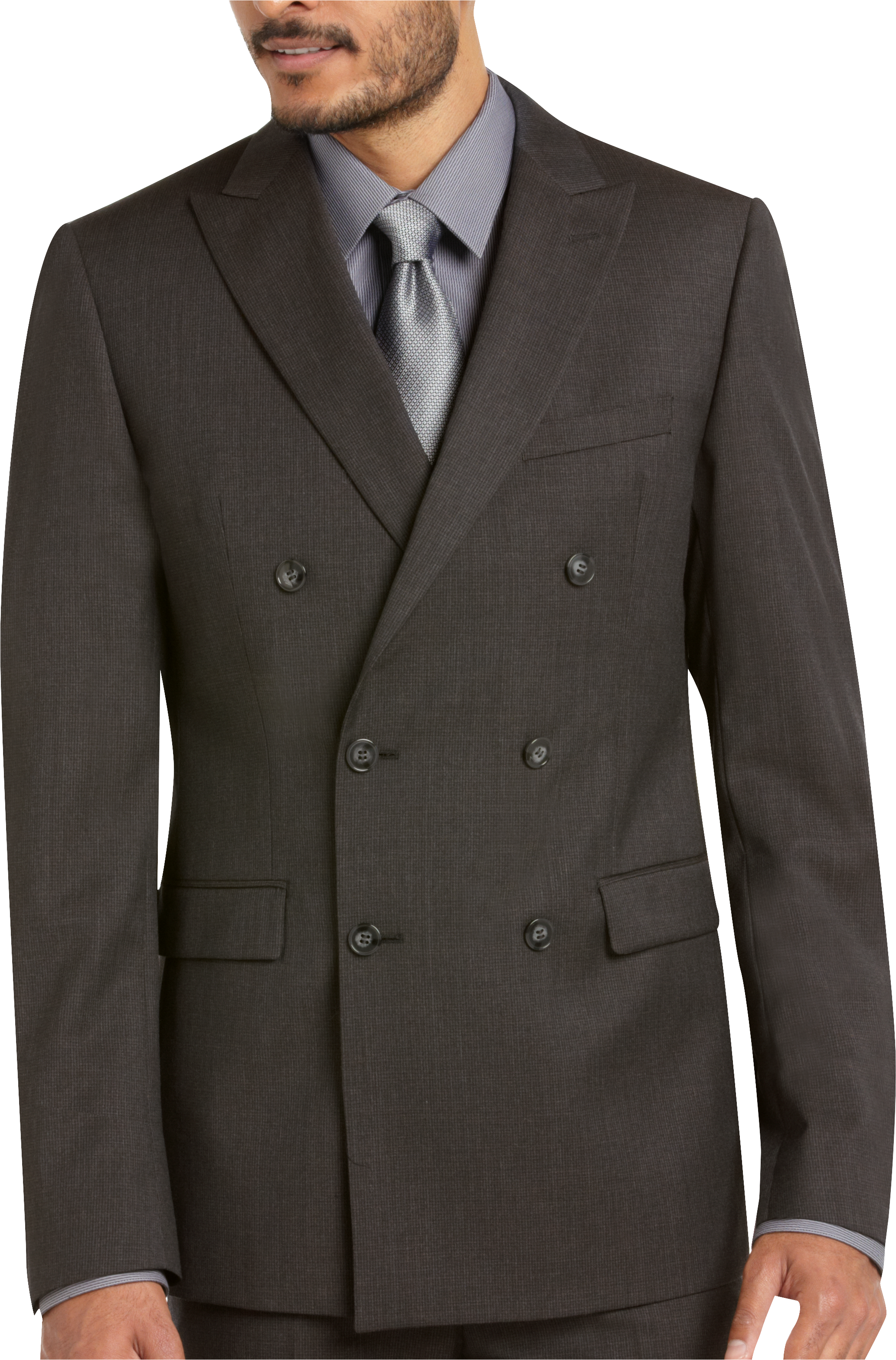 calvin klein charcoal suit pants
