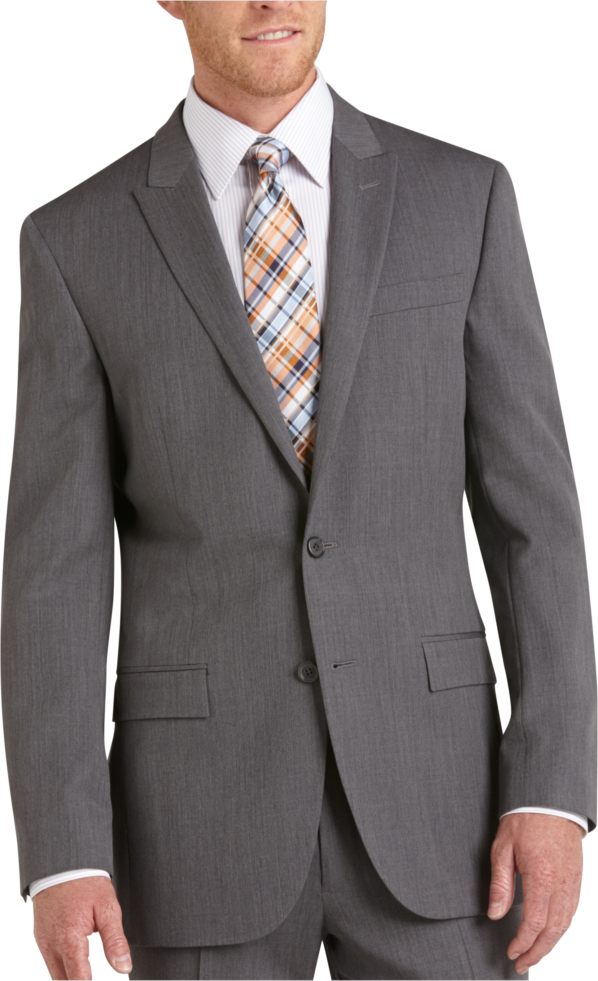 Egara Medium Gray Slim Fit Suit Separates Coat - Men's Sale | Men's ...