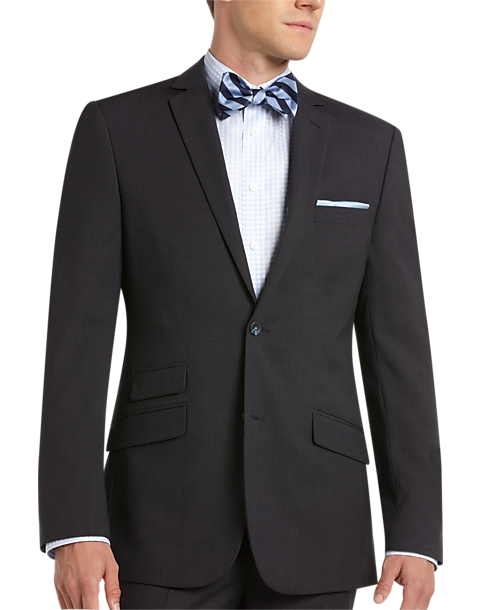 Marc Ecko Blue Tic Slim Fit Suit - Men's Sale | Men's Wearhouse
