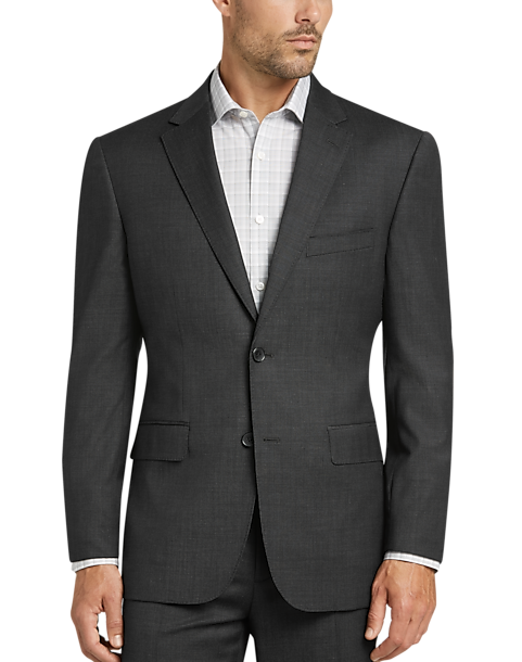 Awearness Kenneth Cole Charcoal Slim Fit Suit - Men's Sale | Men's ...