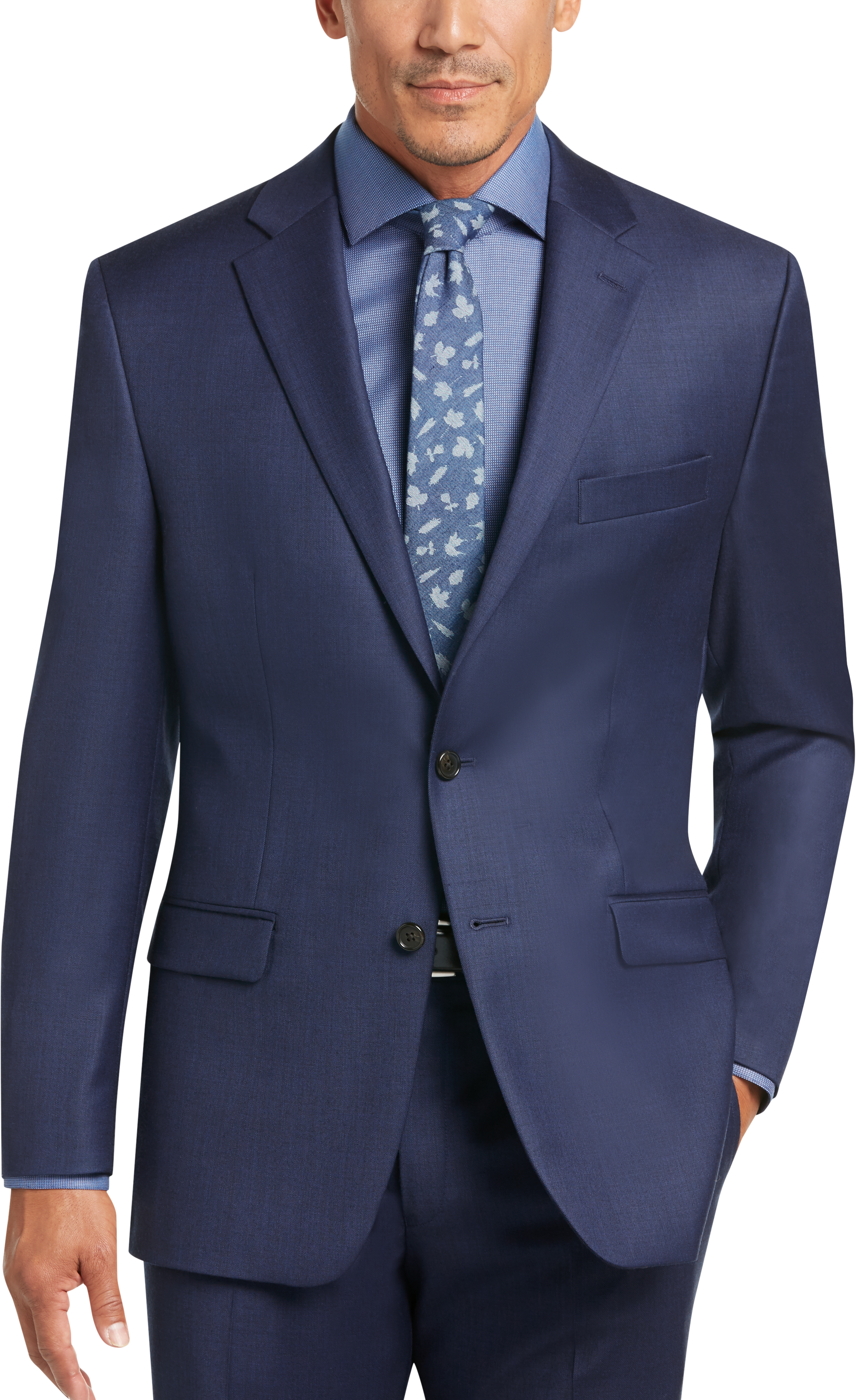 Lauren by Ralph Lauren Blue Classic Fit Suit - Men's Sale | Men's Wearhouse