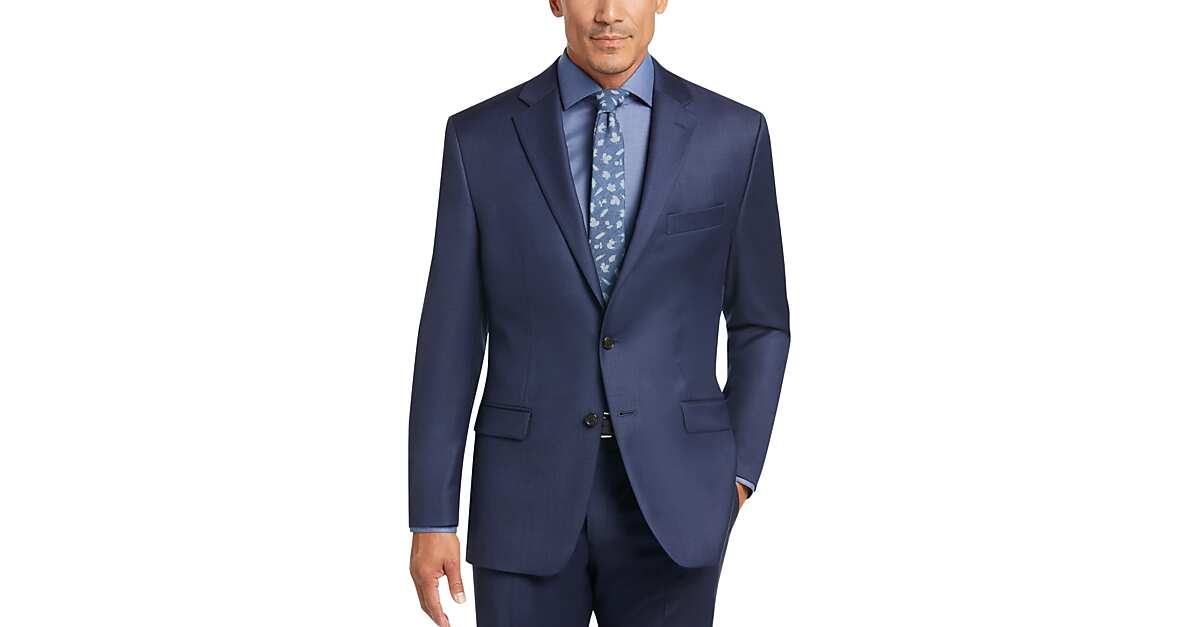 Lauren By Ralph Lauren Blue Classic Fit Suit Men S Suits Men S Wearhouse