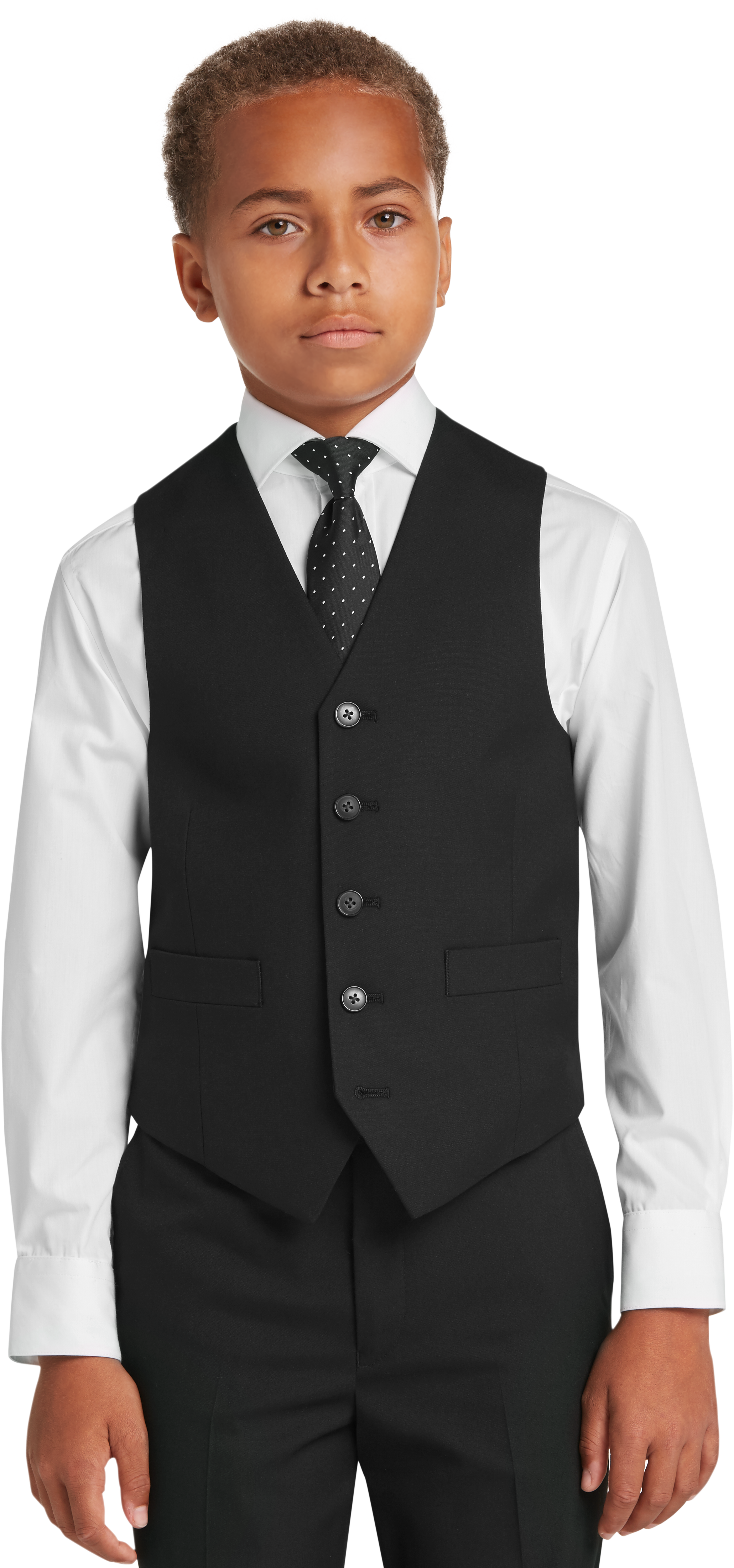 Joseph Abboud Boys Black Suit Separates Vest - Men's Suits | Men's ...