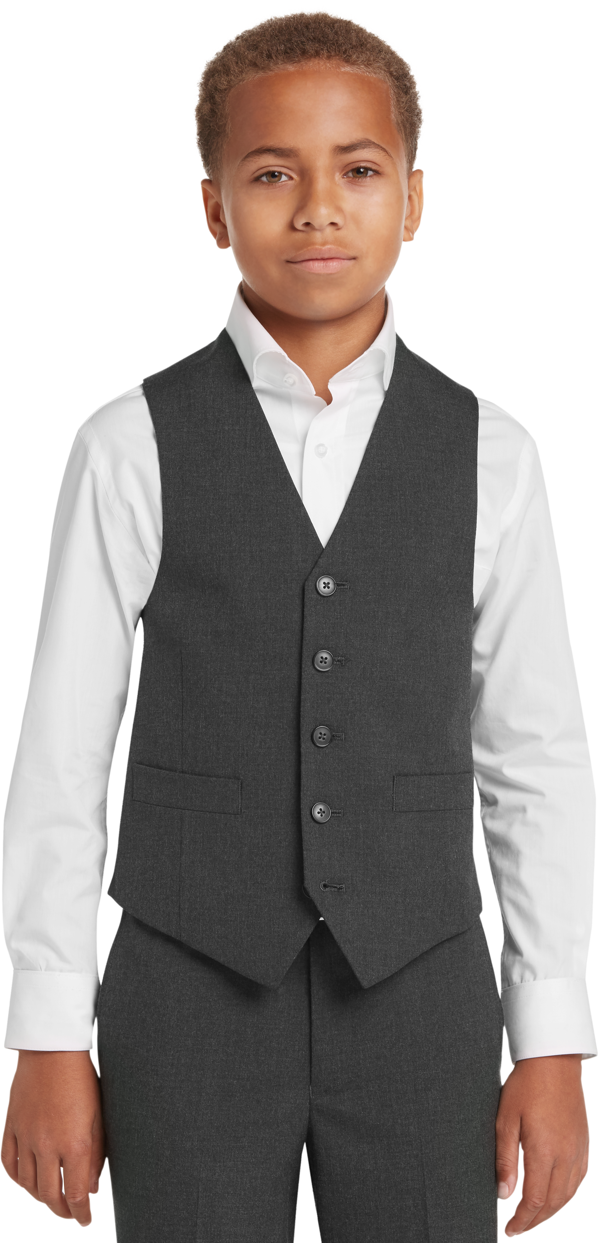 Joseph Abboud Boys Charcoal Suit Separates Vest - Men's Clothing | Men ...