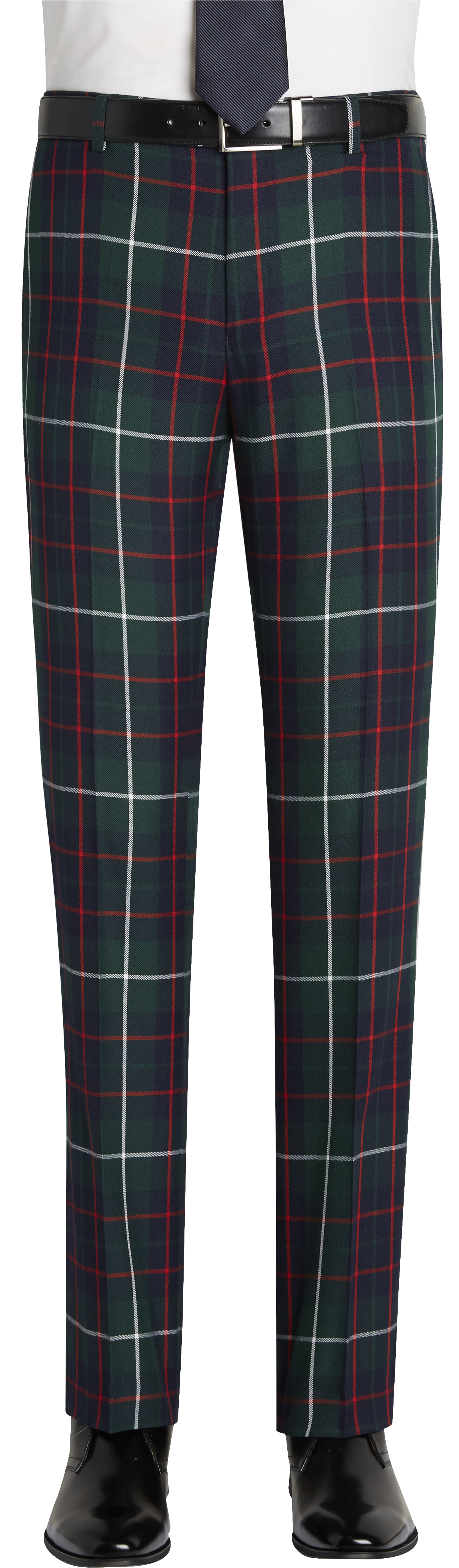 mens red and green plaid pants