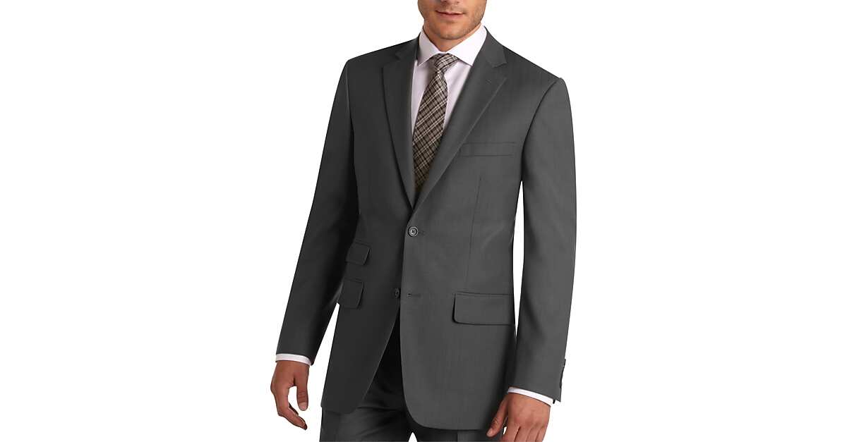 Pronto Uomo Gray Multistripe Modern Fit Suit Men's Sale Men's Wearhouse