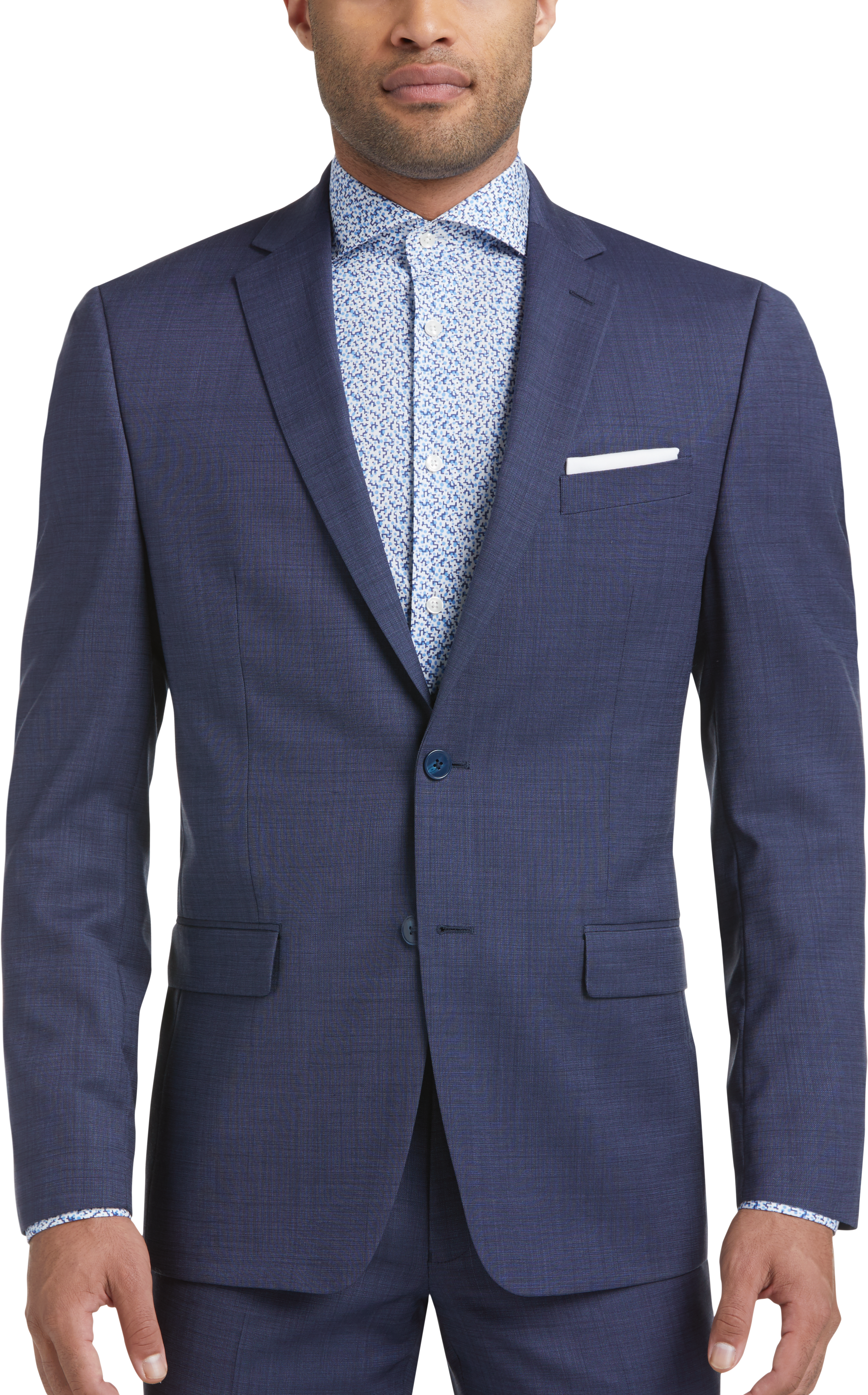 Calvin Klein Blue Modern Fit Suit - Men's Sale | Men's Wearhouse