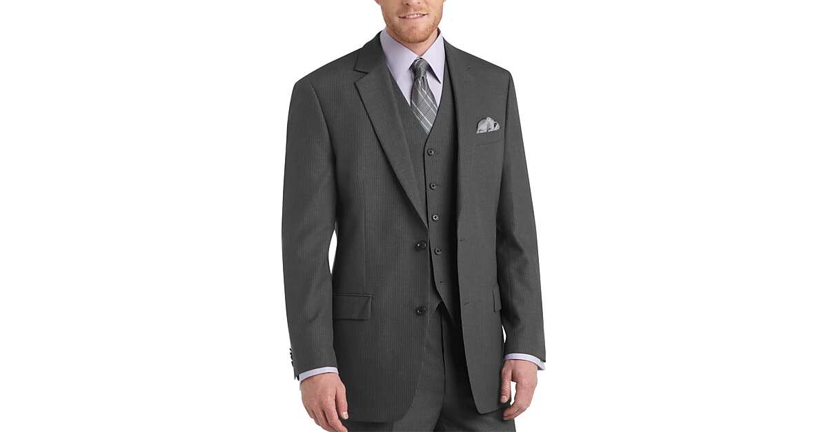 Michael Kors Gray Stripe Vested Suit Men's Sale Men's Wearhouse