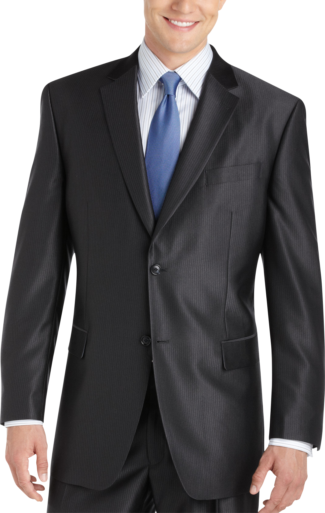 Sean John Navy Black Stripe Suit - Men's Sale | Men's Wearhouse