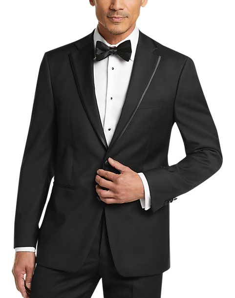 Calvin Klein X-Fit Slim Fit Formal Tuxedo Separates, Black - Men's Suits |  Men's Wearhouse