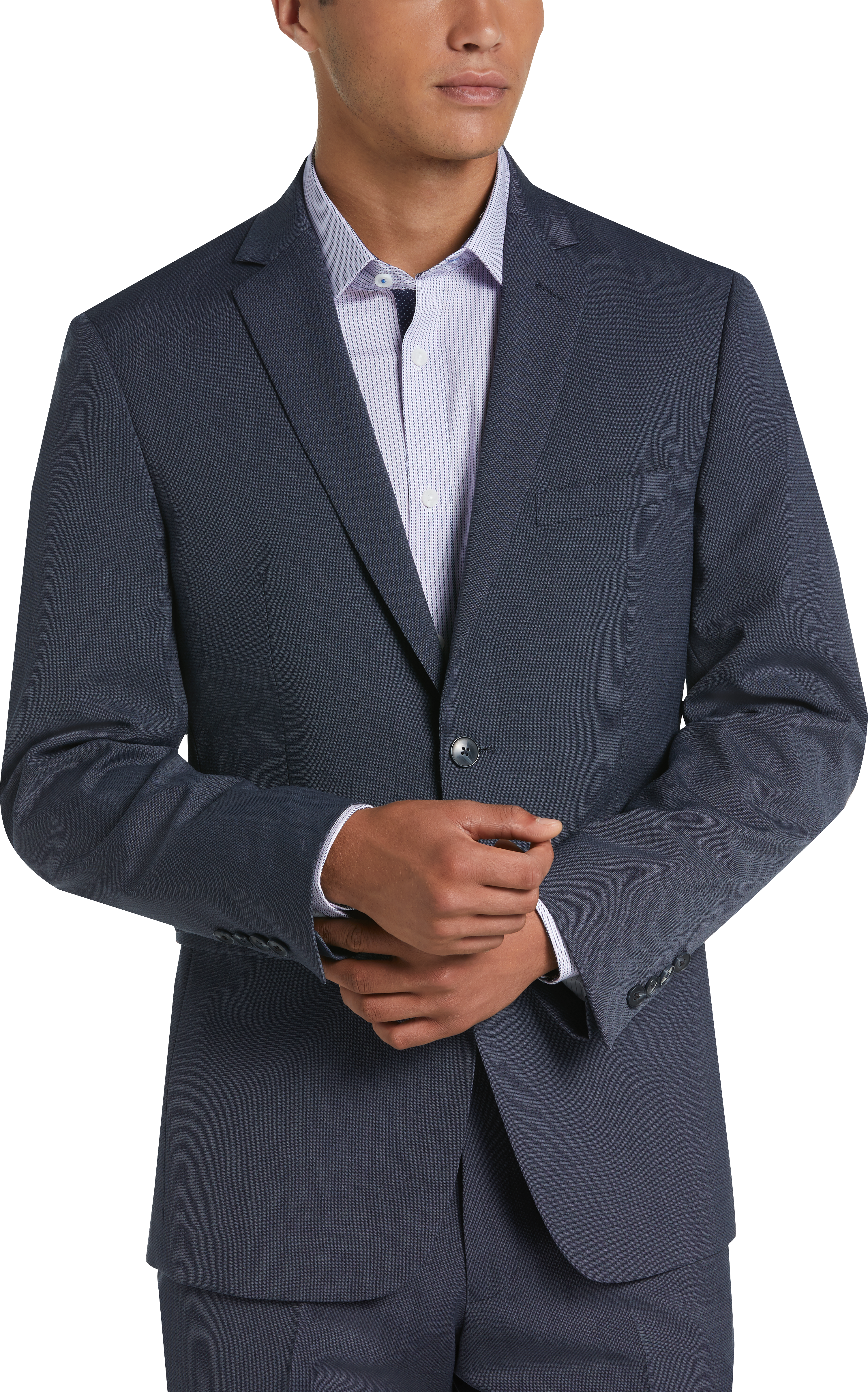Perry Ellis Premium Blue Dot Extreme Slim Fit Suit - Men's Sale | Men's ...