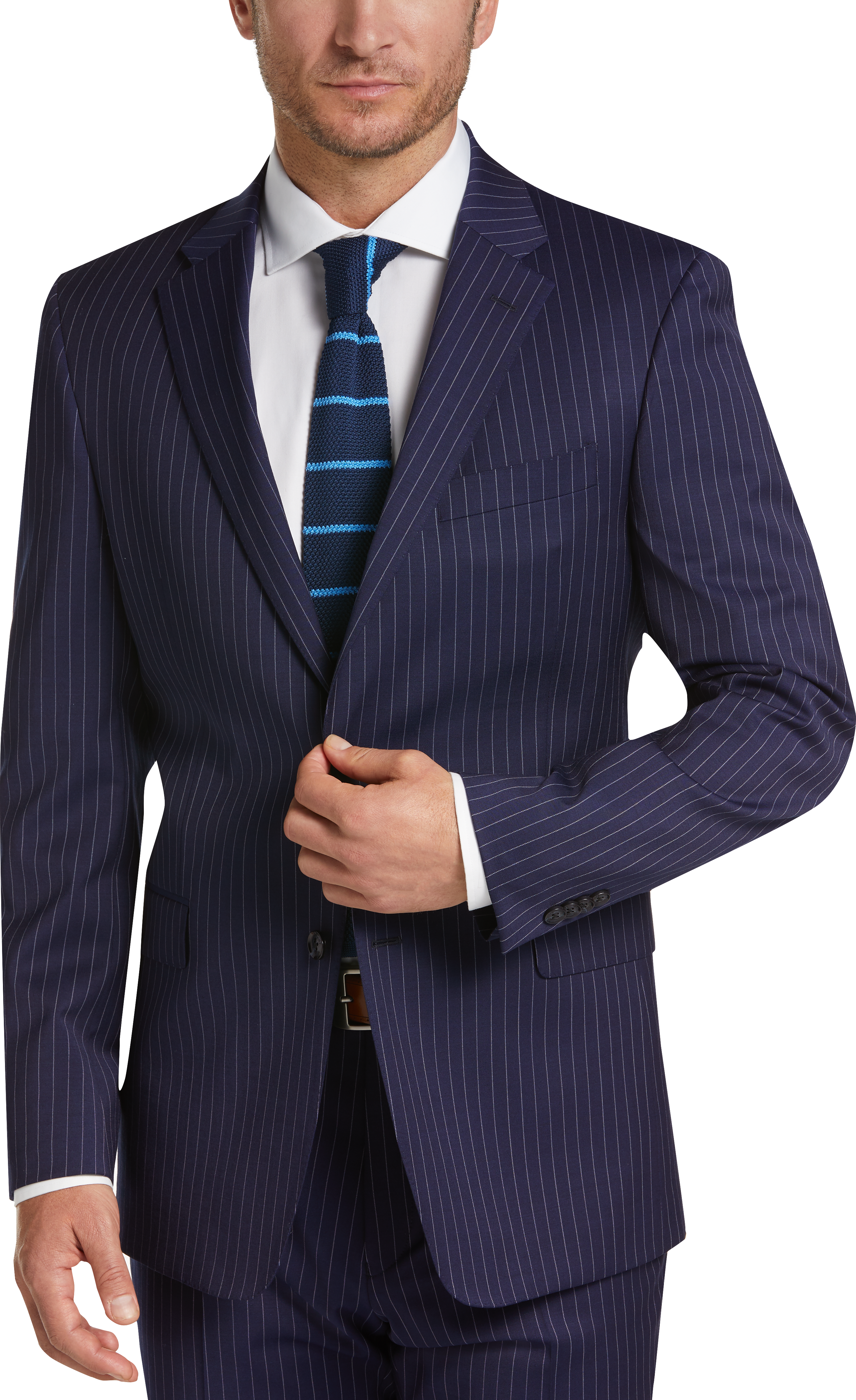 tommy hilfiger pinstripe suit