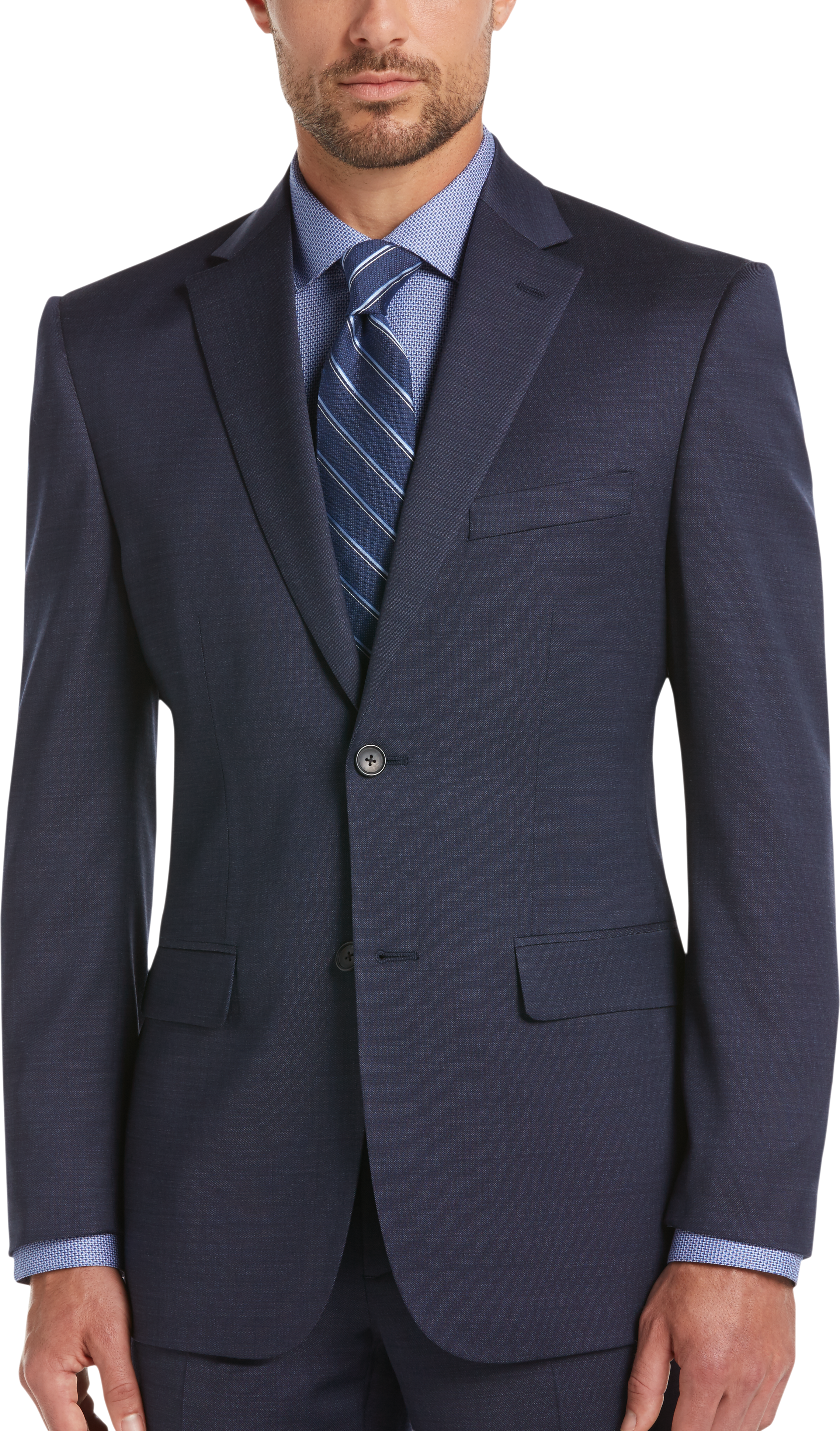 Awearness Kenneth Cole Slim Fit Suit Separates Coat Postman Blue Mens Suits Mens Wearhouse