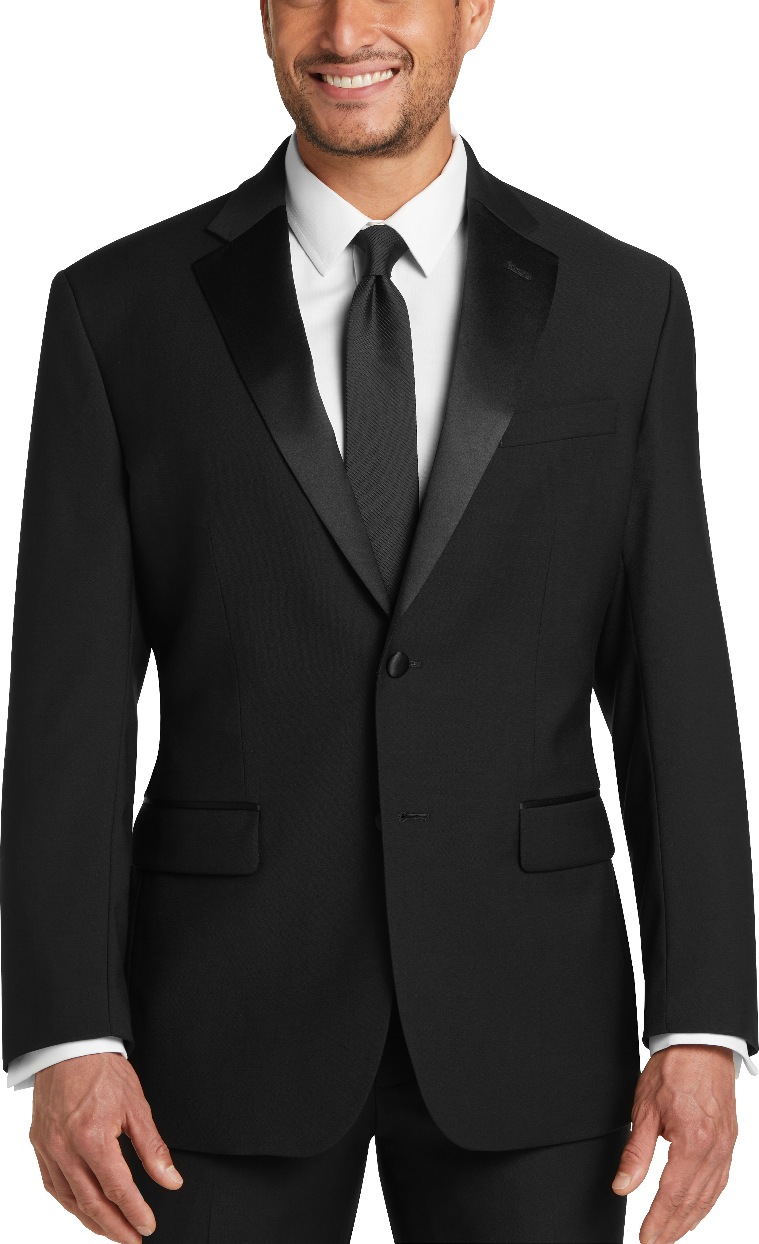 Pronto Uomo Modern Fit Tuxedo, Black