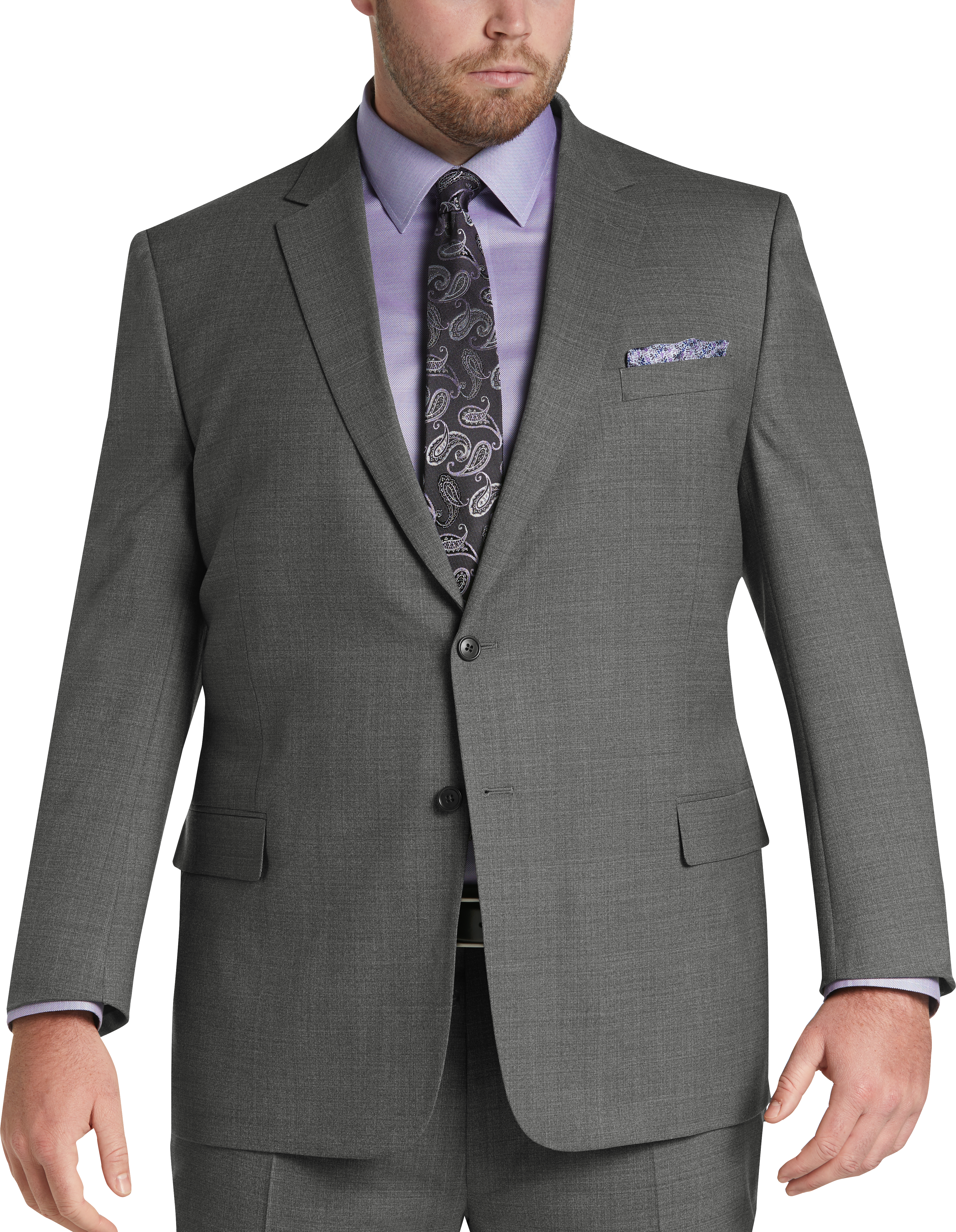 Pronto Uomo Gray Executive Fit Suit - Men's Big & Tall | Men's Wearhouse