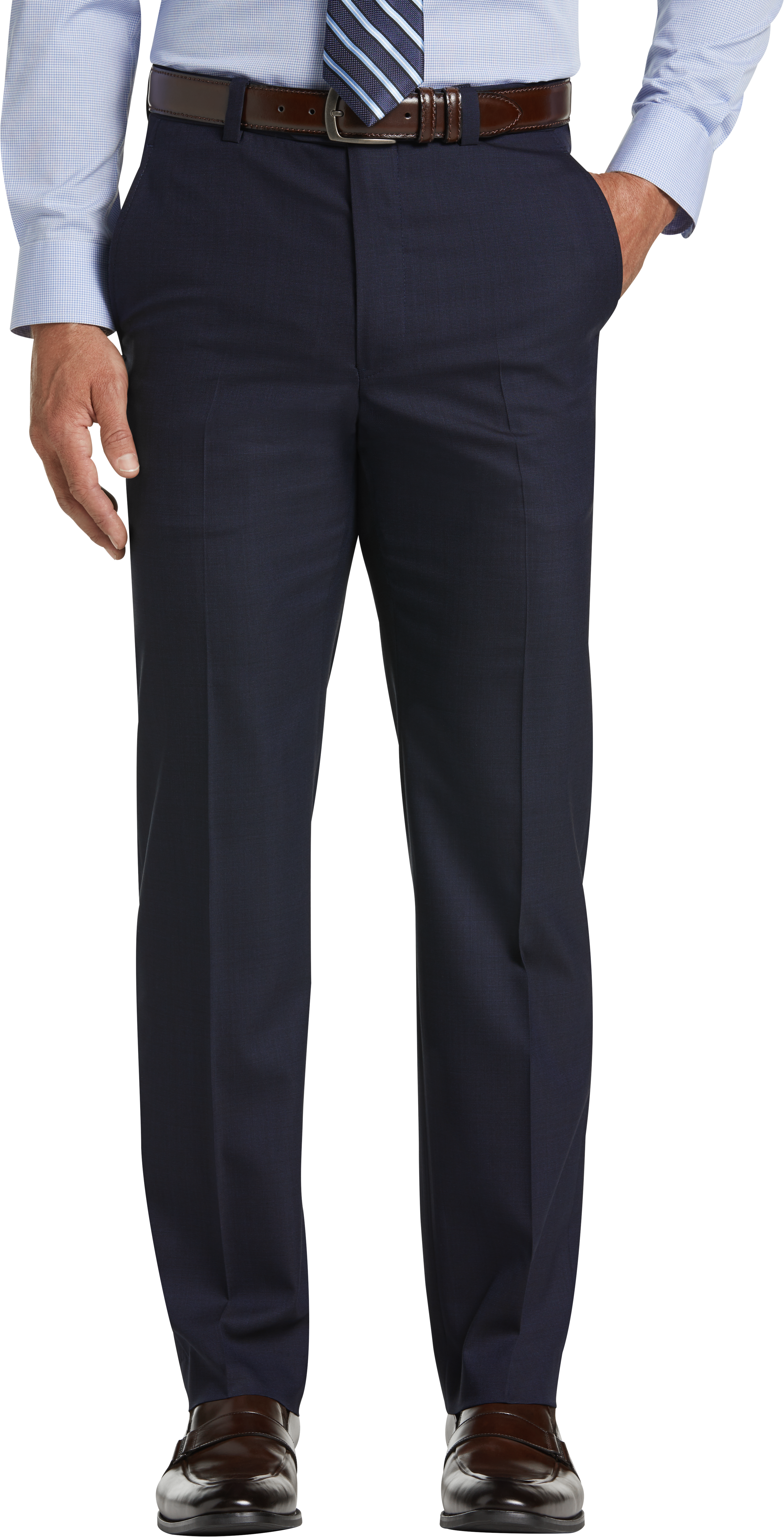 Joseph Abboud Modern Fit Blue Tic Suit Separates Dress Pants - Men's ...