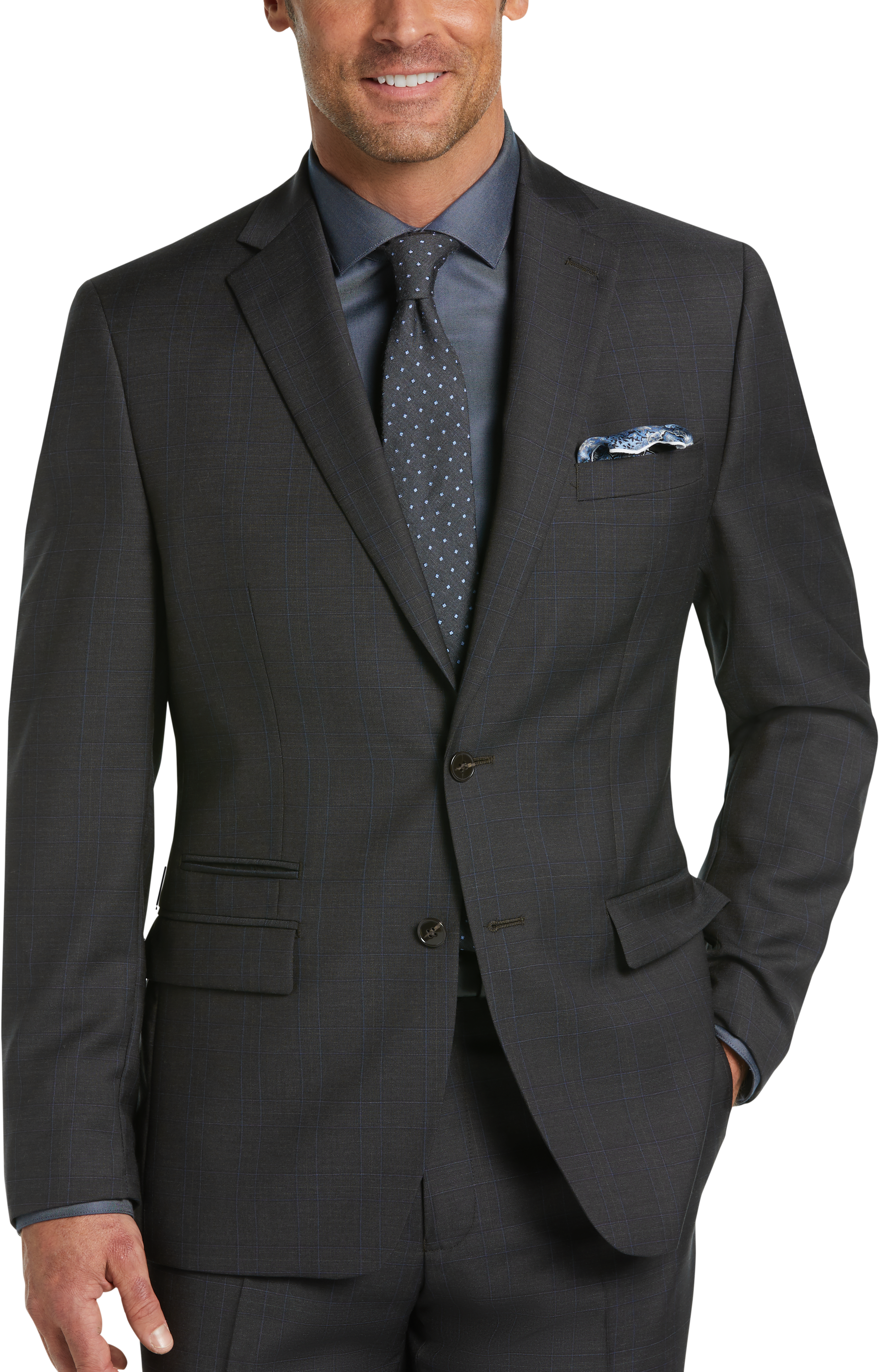 calvin klein modern fit suit