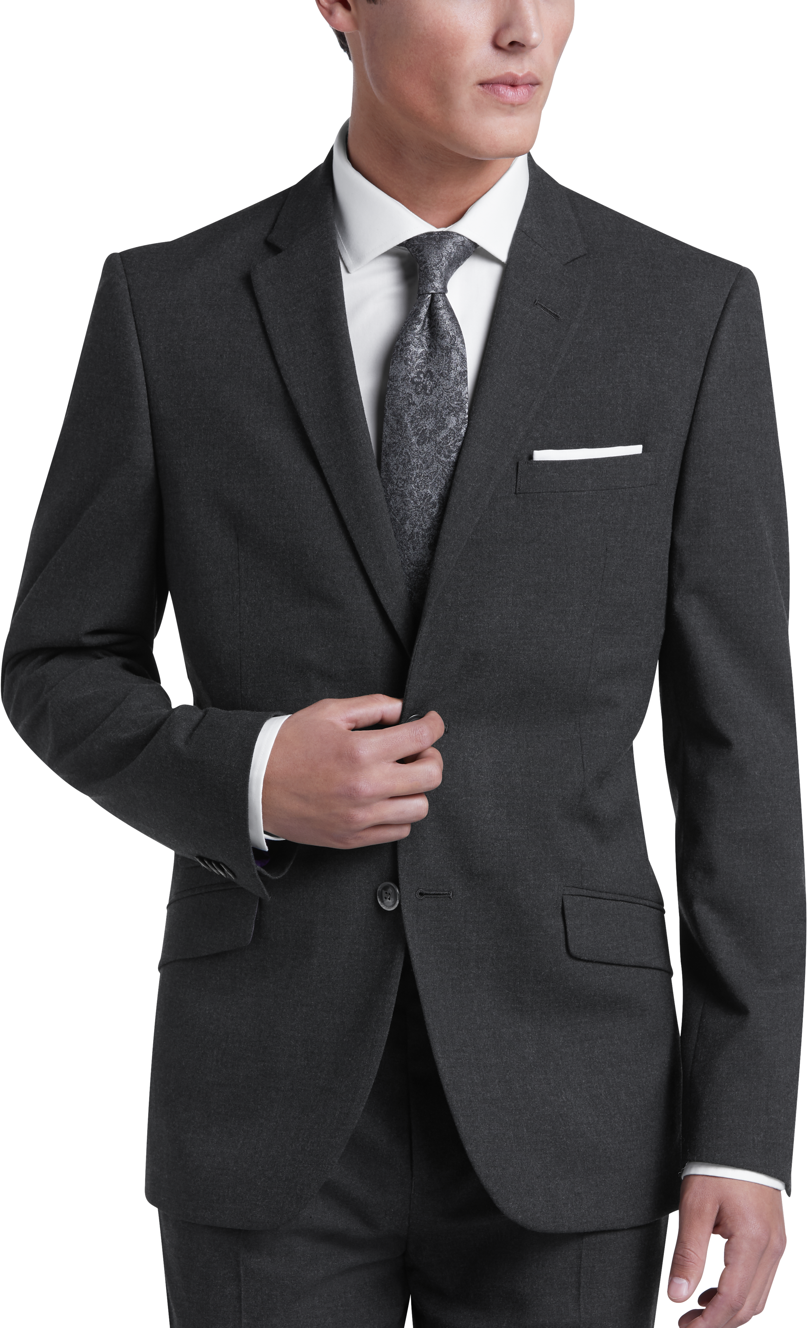 Ben Sherman Charcoal Extreme Slim Fit Suit - Men's Sale | Men's Wearhouse