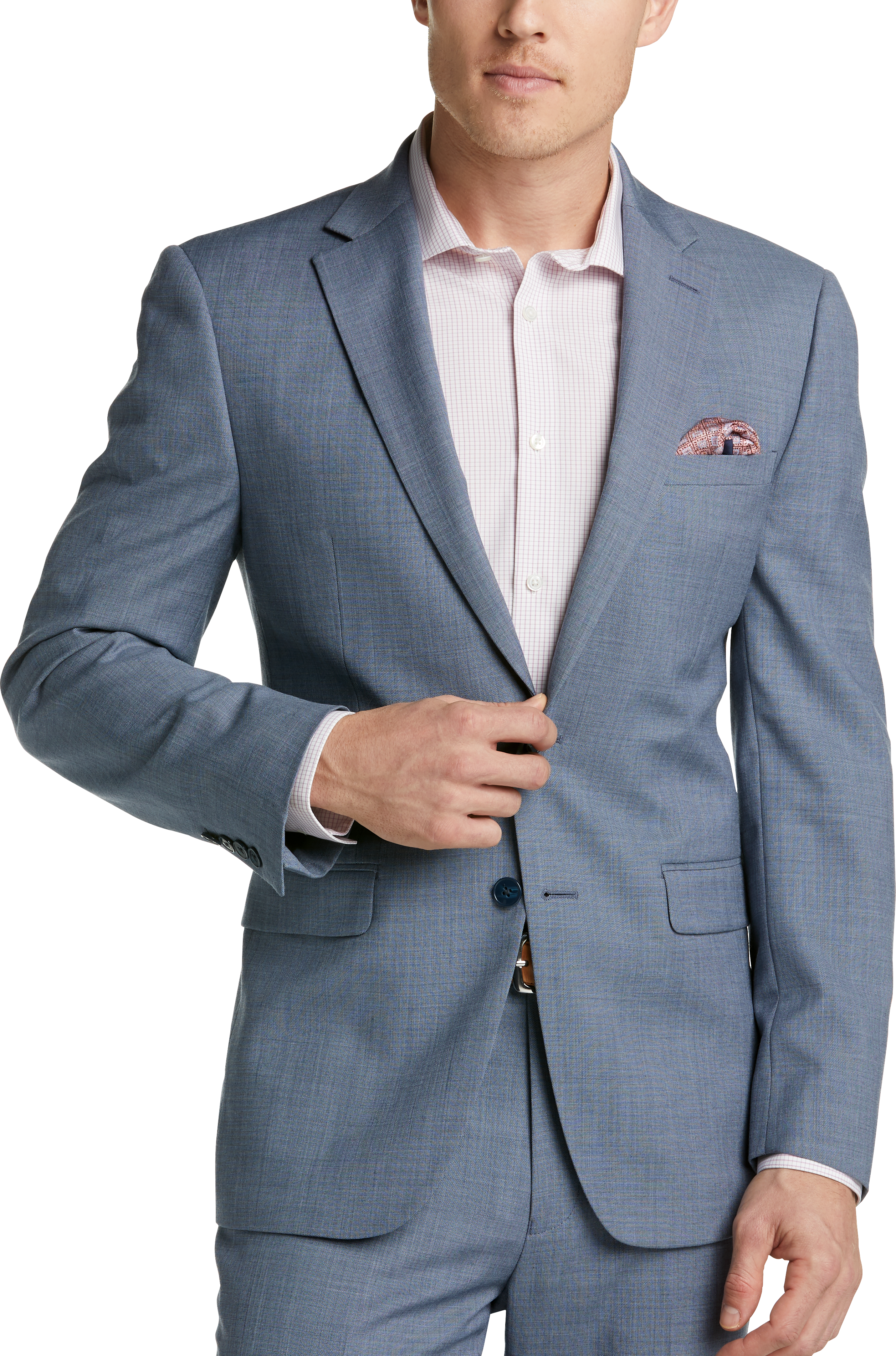 Blue Postman Suit Men's Suits Calvin Klein Men's Wearhouse | vlr.eng.br