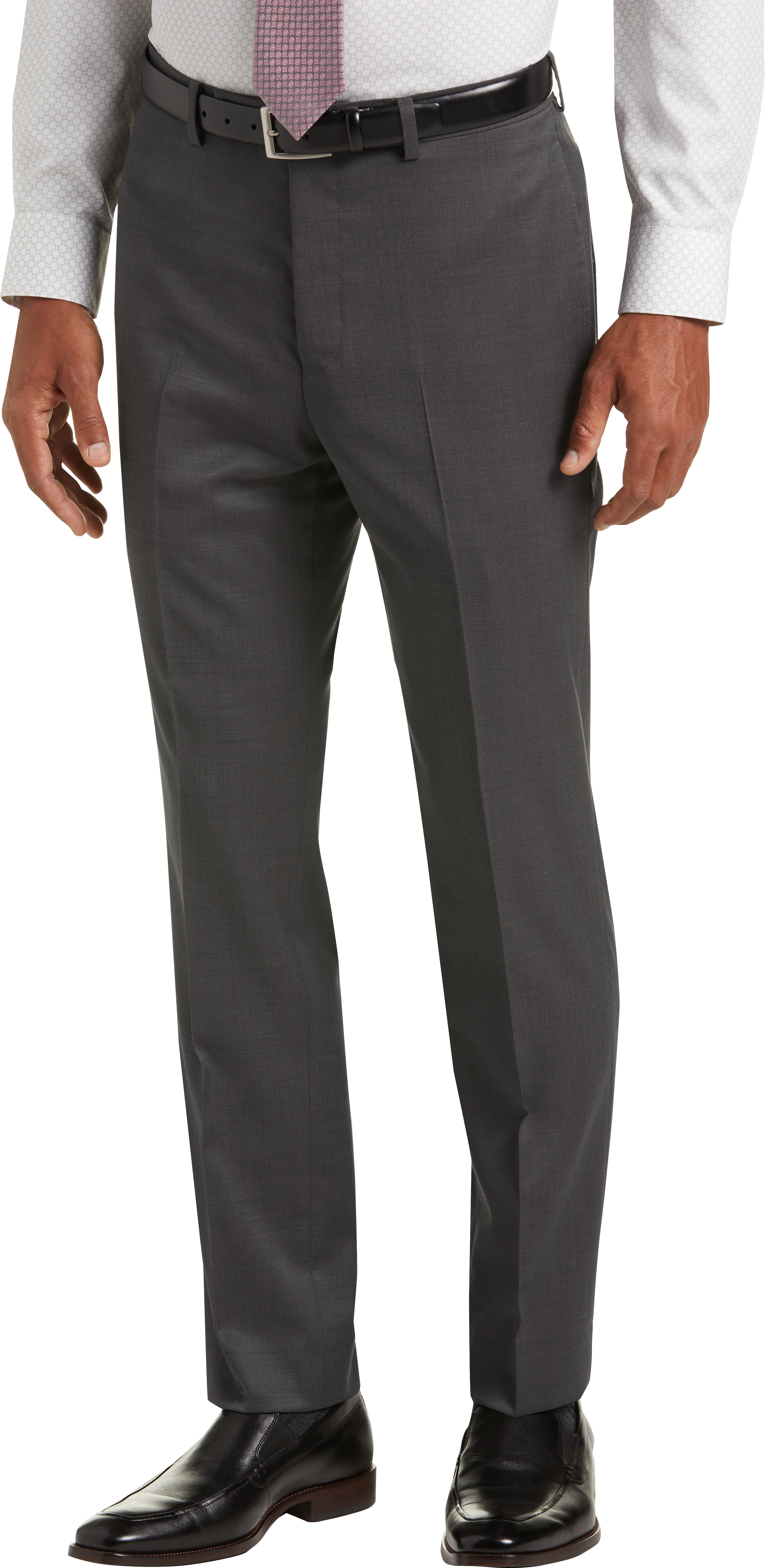 Calvin Klein Gray Pindot Slim Fit Suit Separates Men's Pants