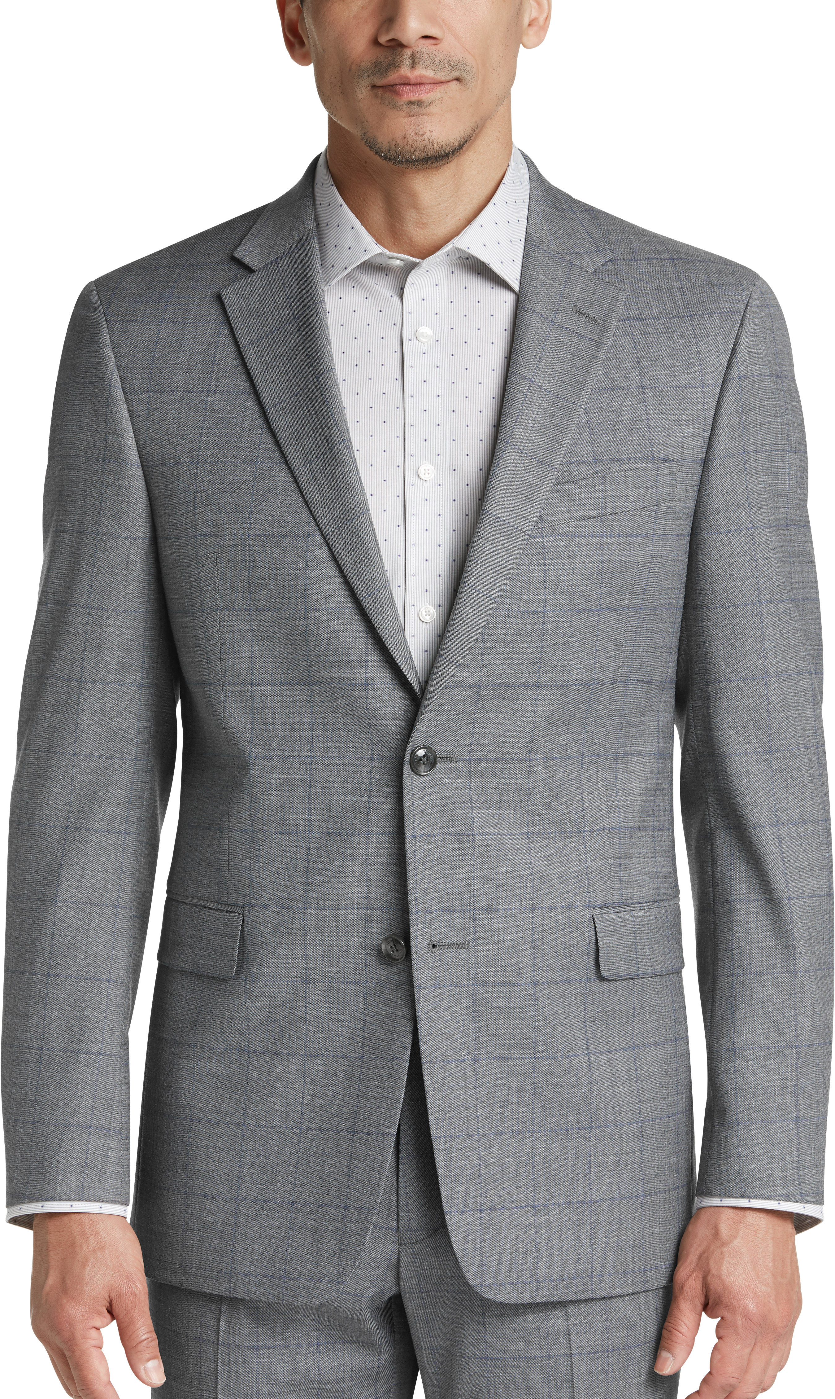 tommy hilfiger gray suit