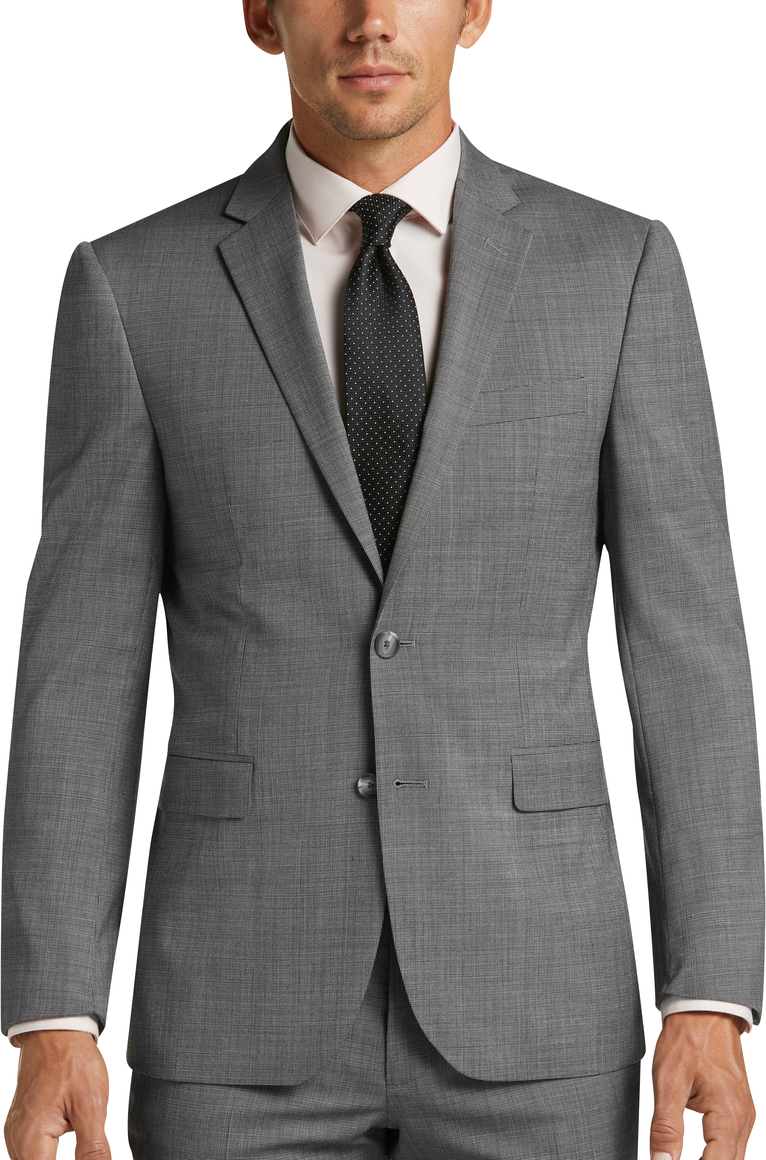 Awearness Kenneth Cole AWEAR-TECH Gray Extreme Slim Fit Suit - Men's ...