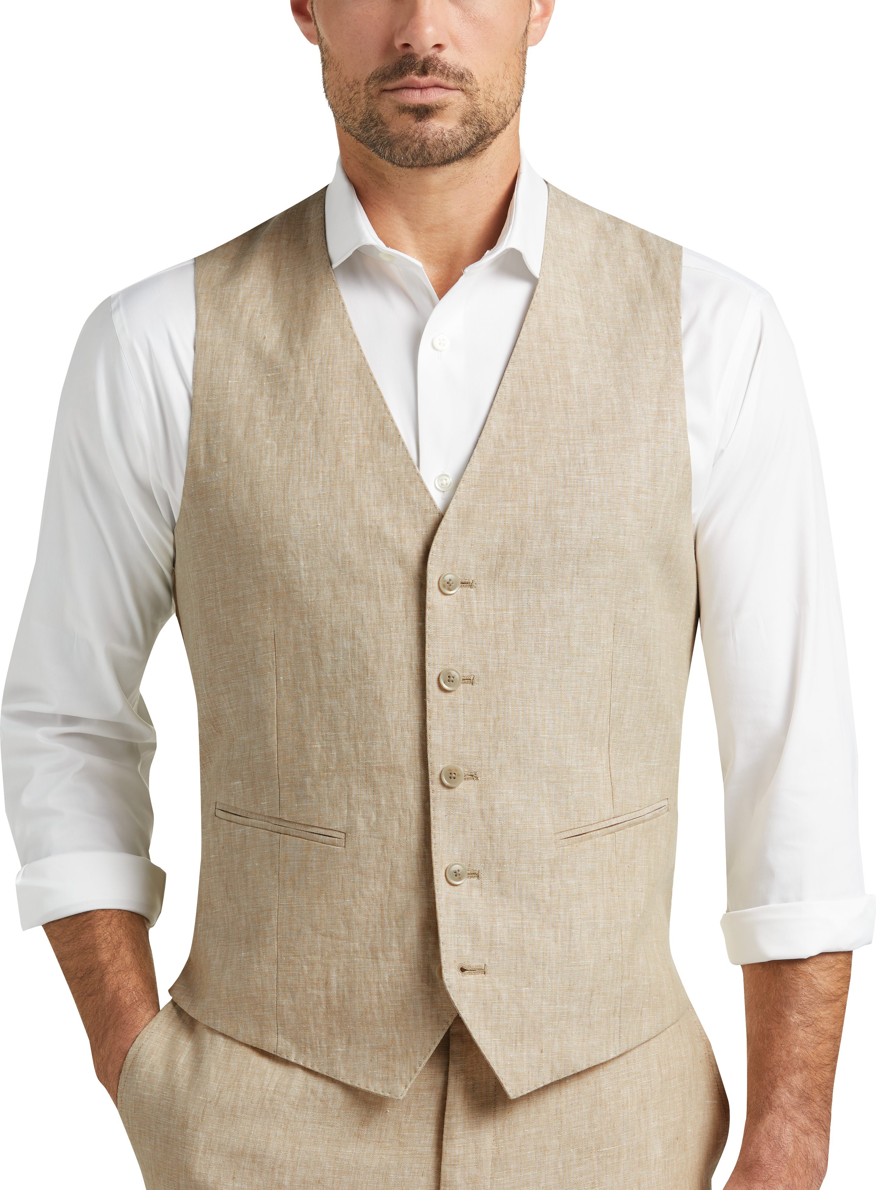 linen quick suit