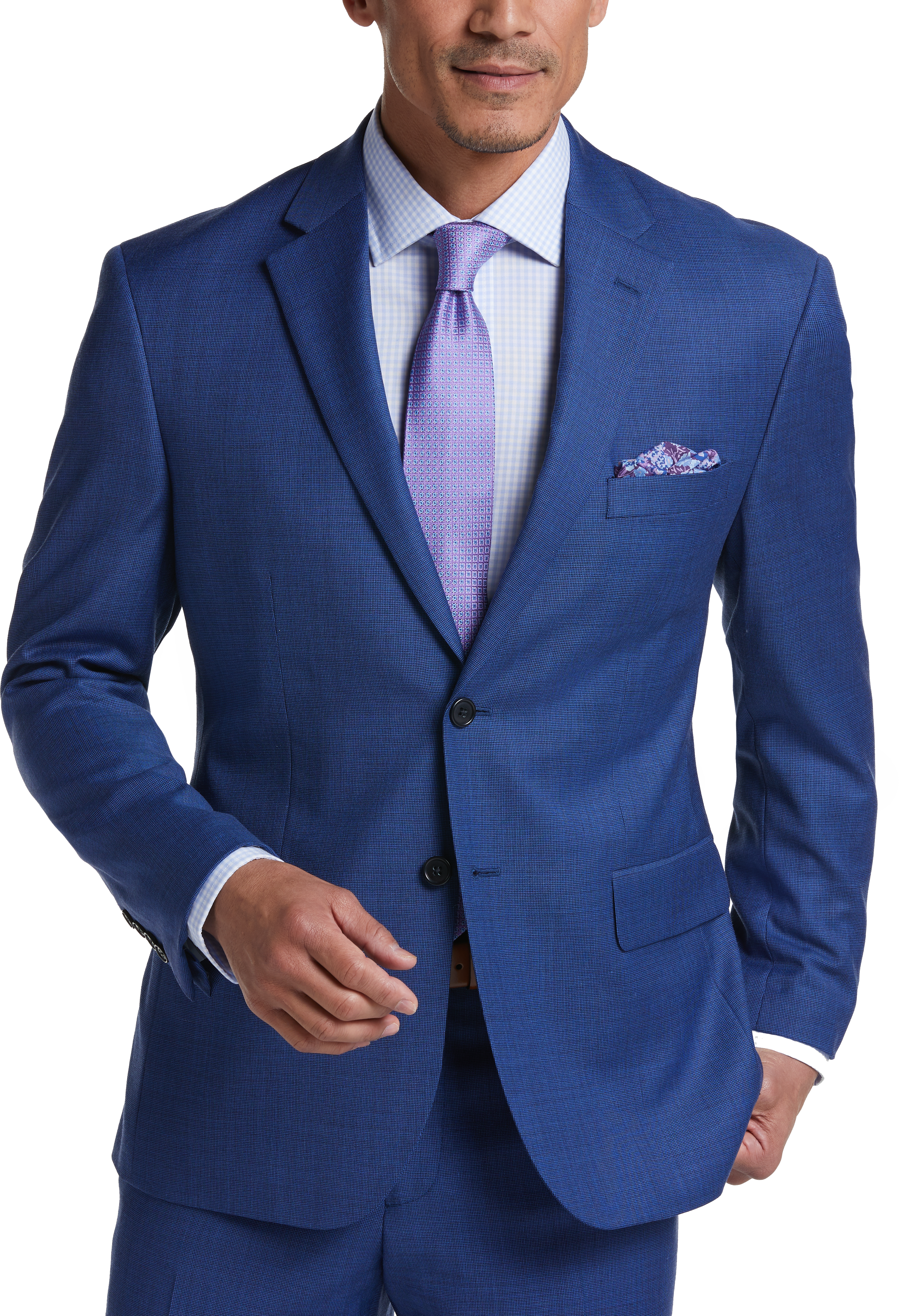 Pronto Uomo Blue Modern Fit Suit - Men's Sale | Men's Wearhouse