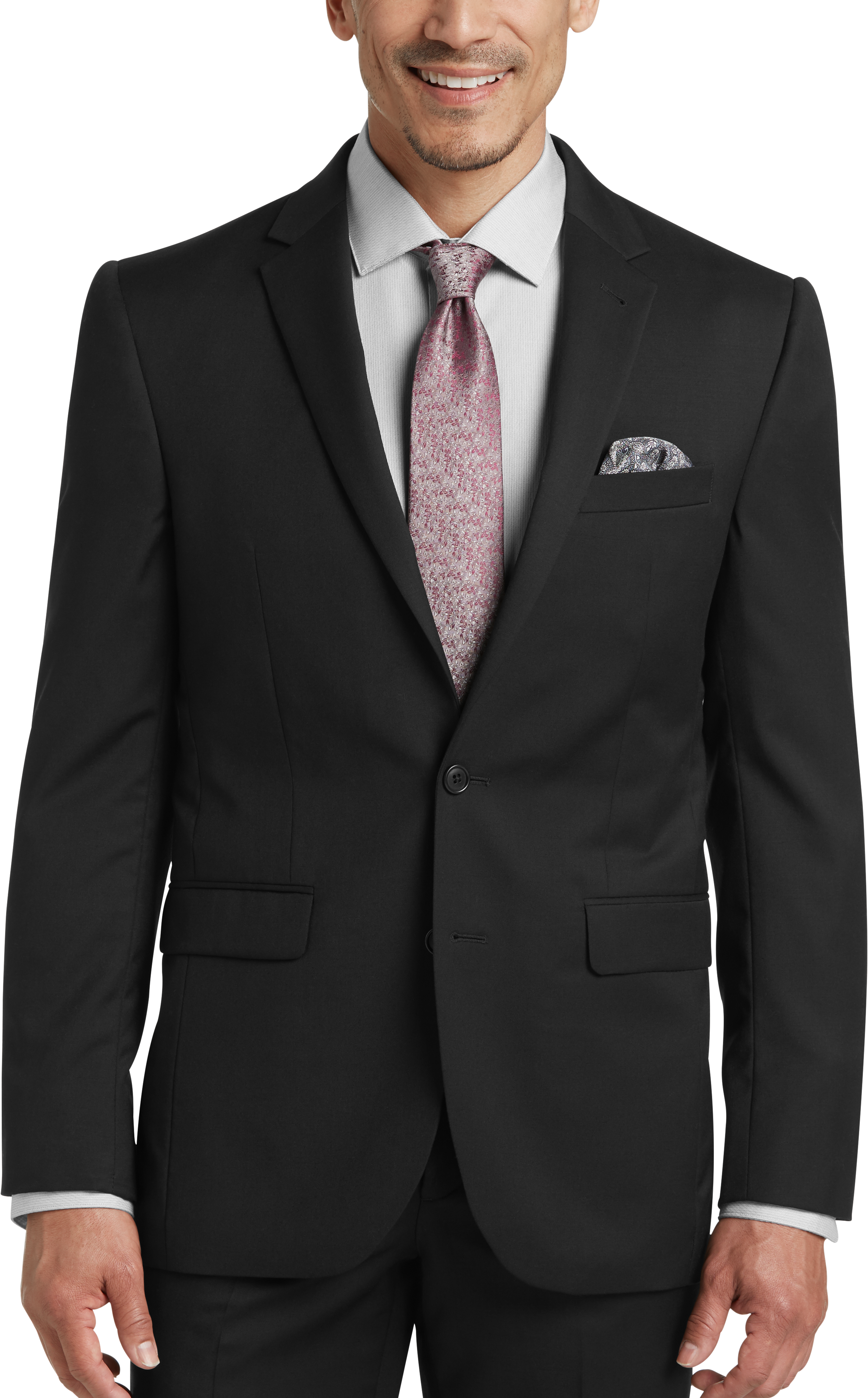 JOE Joseph Abboud Black Modern Fit Suit Separates Coat - Men's Suits ...