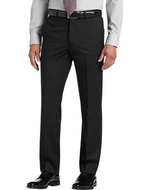 JOE Joseph Abboud Black Modern Fit Suit Separate Pant (Size: Big & Tall)